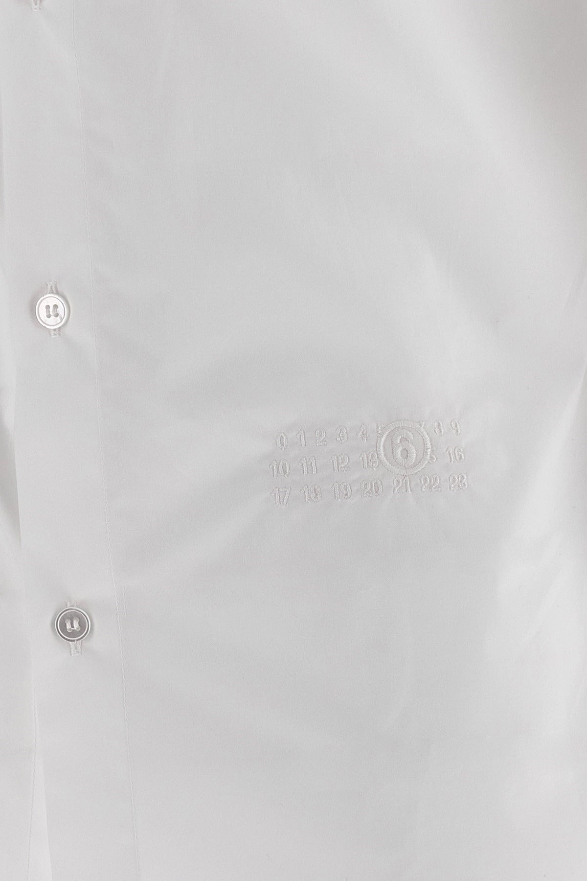 MM6 Maison Margiela Numeric Signature Embroidered Shirt