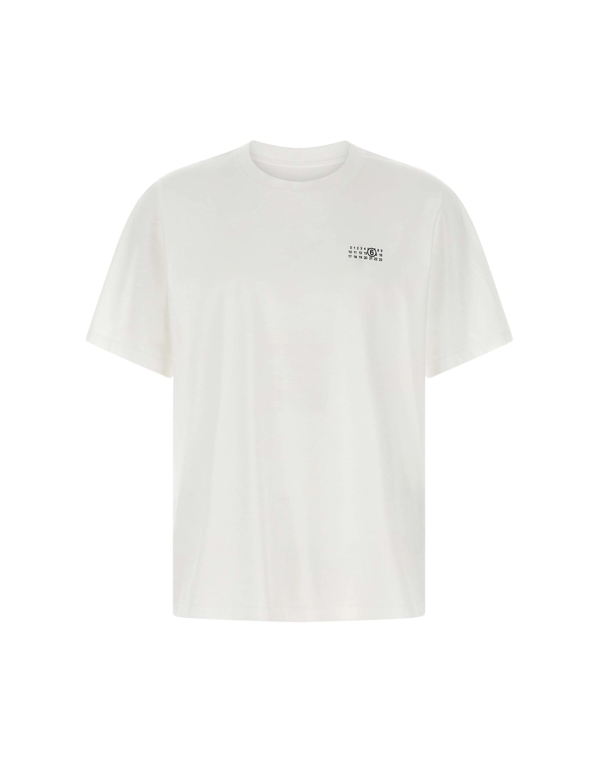 MM6 Maison Margiela MM6 Maison Margiela Printed Cotton Jersey T-Shirt