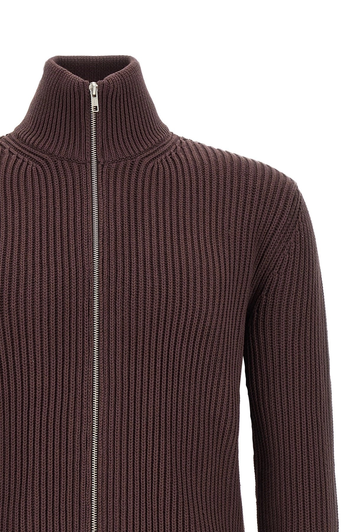 MM6 Maison Margiela Ribbed Cotton Turtleneck Sweater