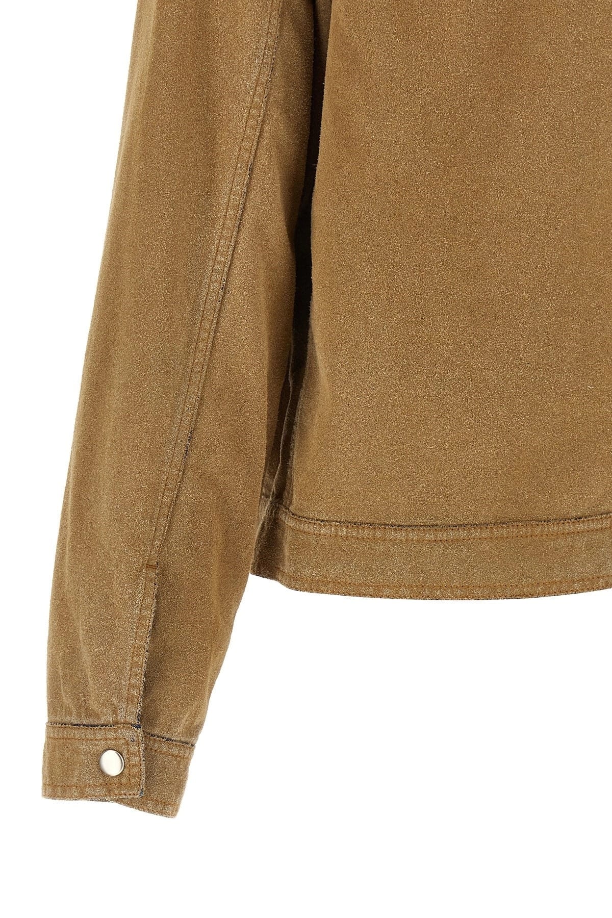 MM6 Maison Margiela MM6 Maison Margiela Suede-Effect Trucker Jacket