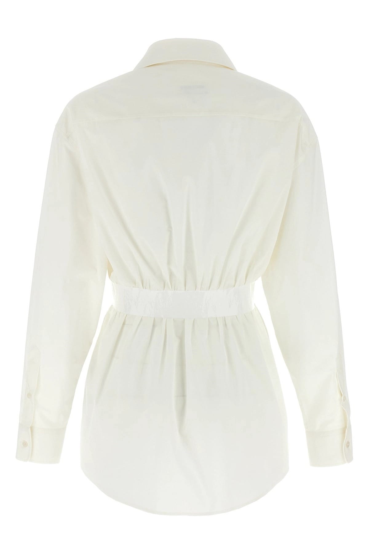 MM6 Maison Margiela MM6 Maison Margiela Taped Cotton Poplin Shirt