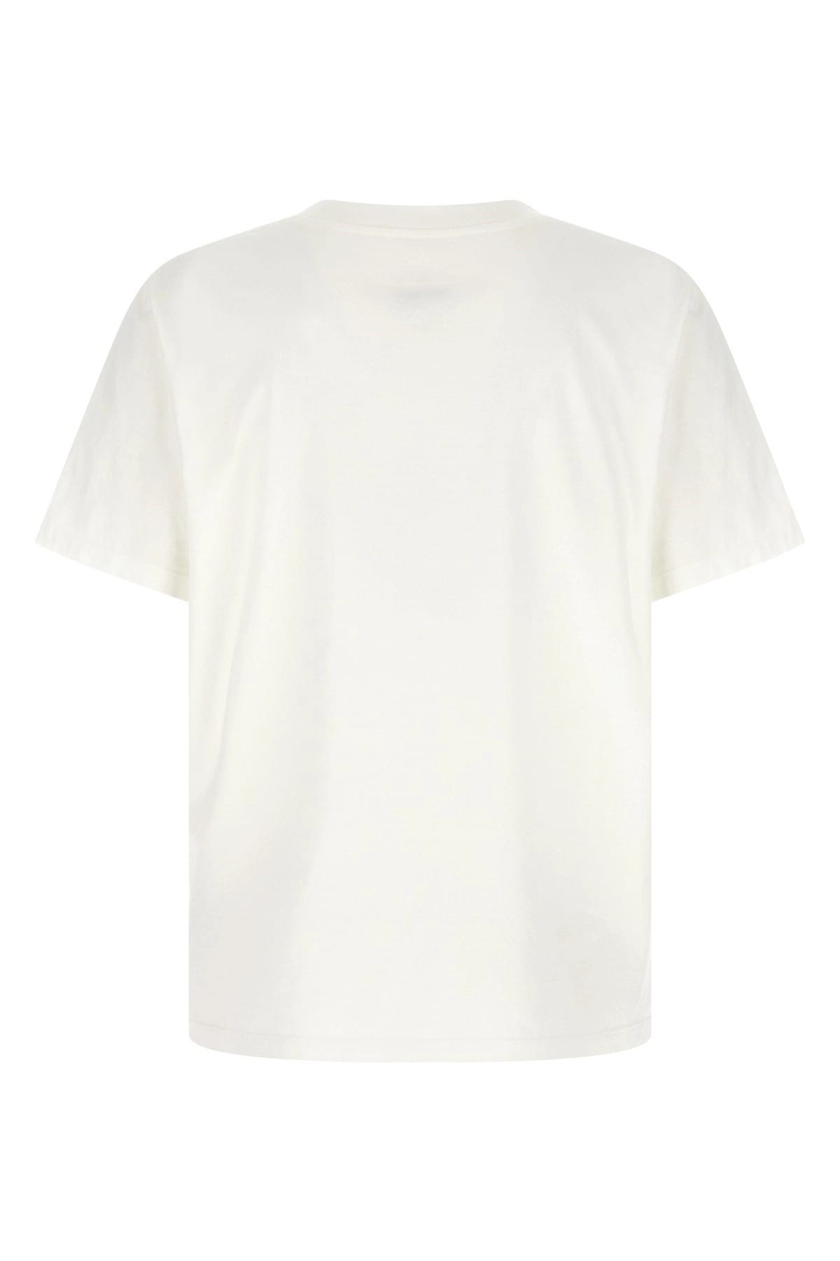 MM6 Maison Margiela White Stitch Line Printed T-Shirt - alternate view