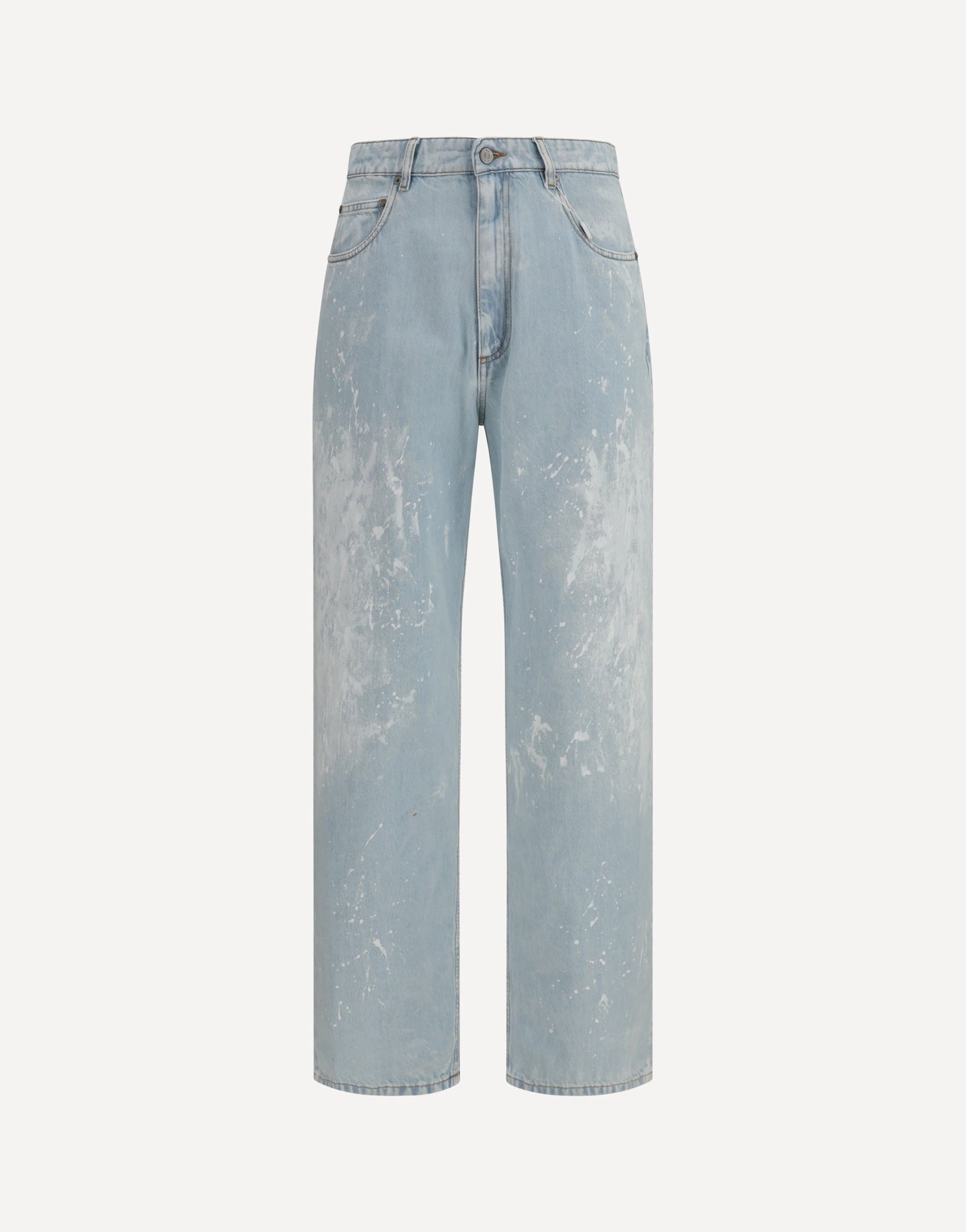 MM6 MM6 Splatter Effect Cotton Jeans