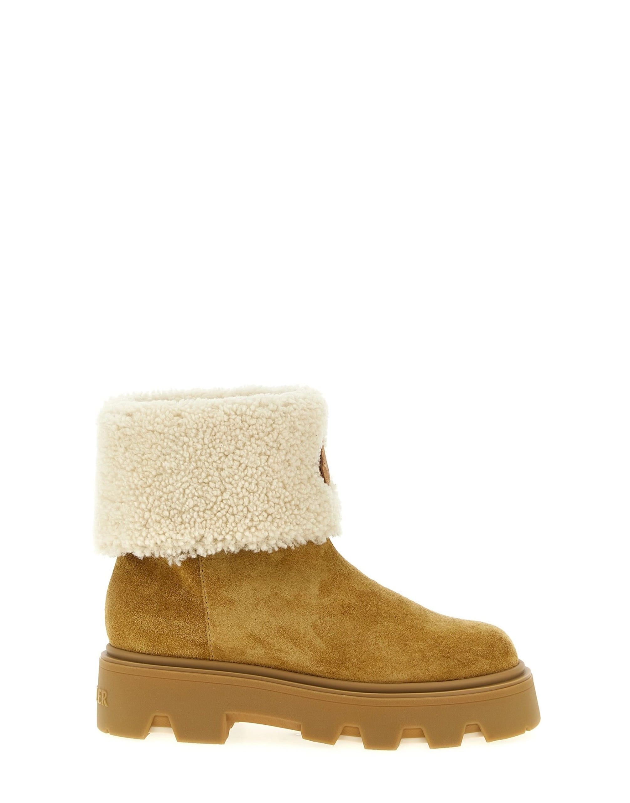 Moncler Moncler Aurea Suede Ankle Boots