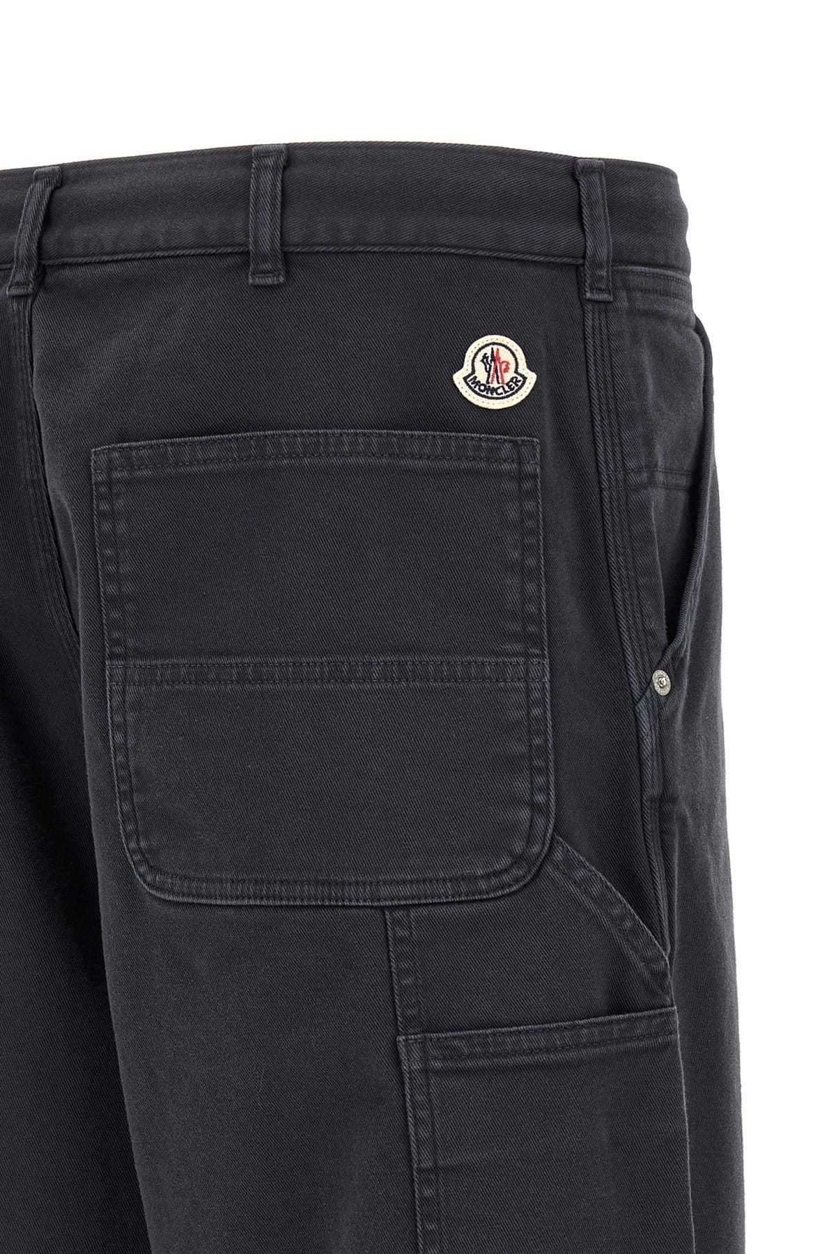Moncler Moncler Blue Wide Leg Cargo Pants