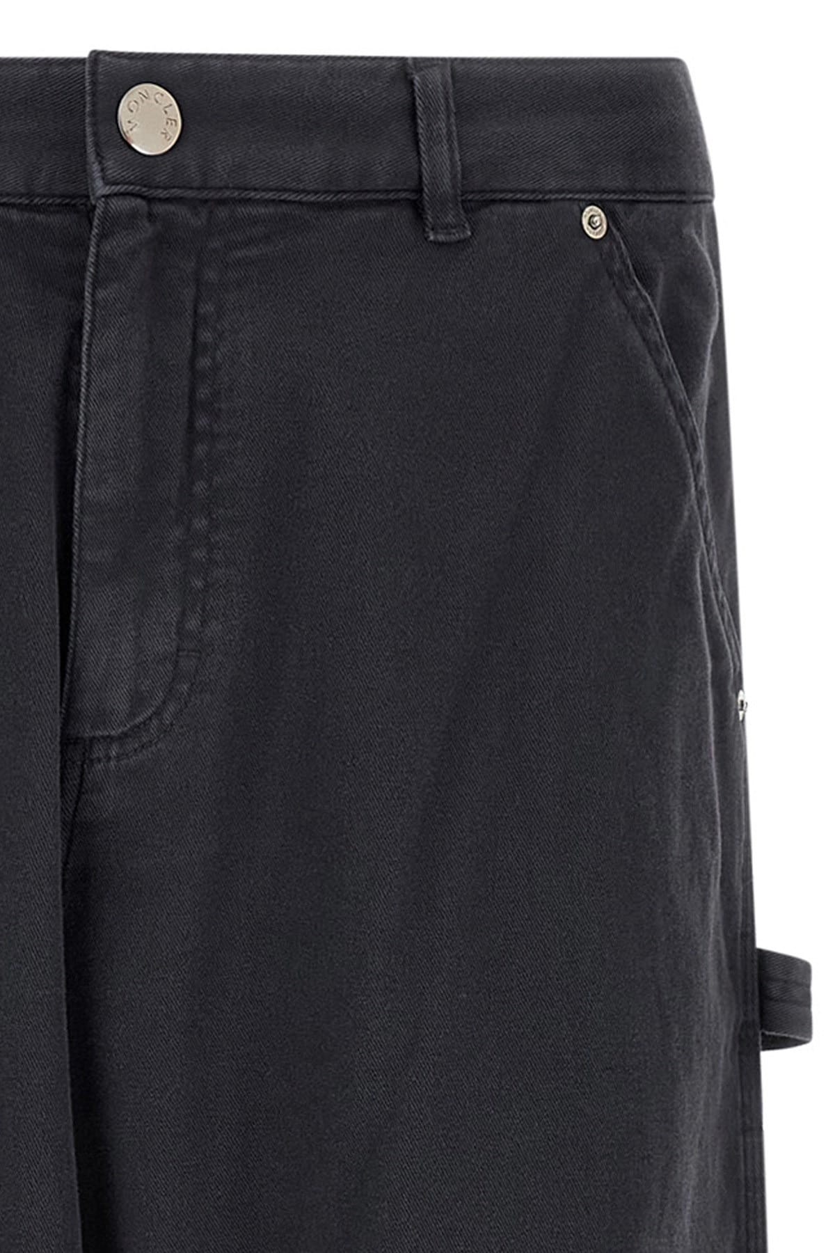 Moncler Moncler Blue Wide Leg Cargo Pants