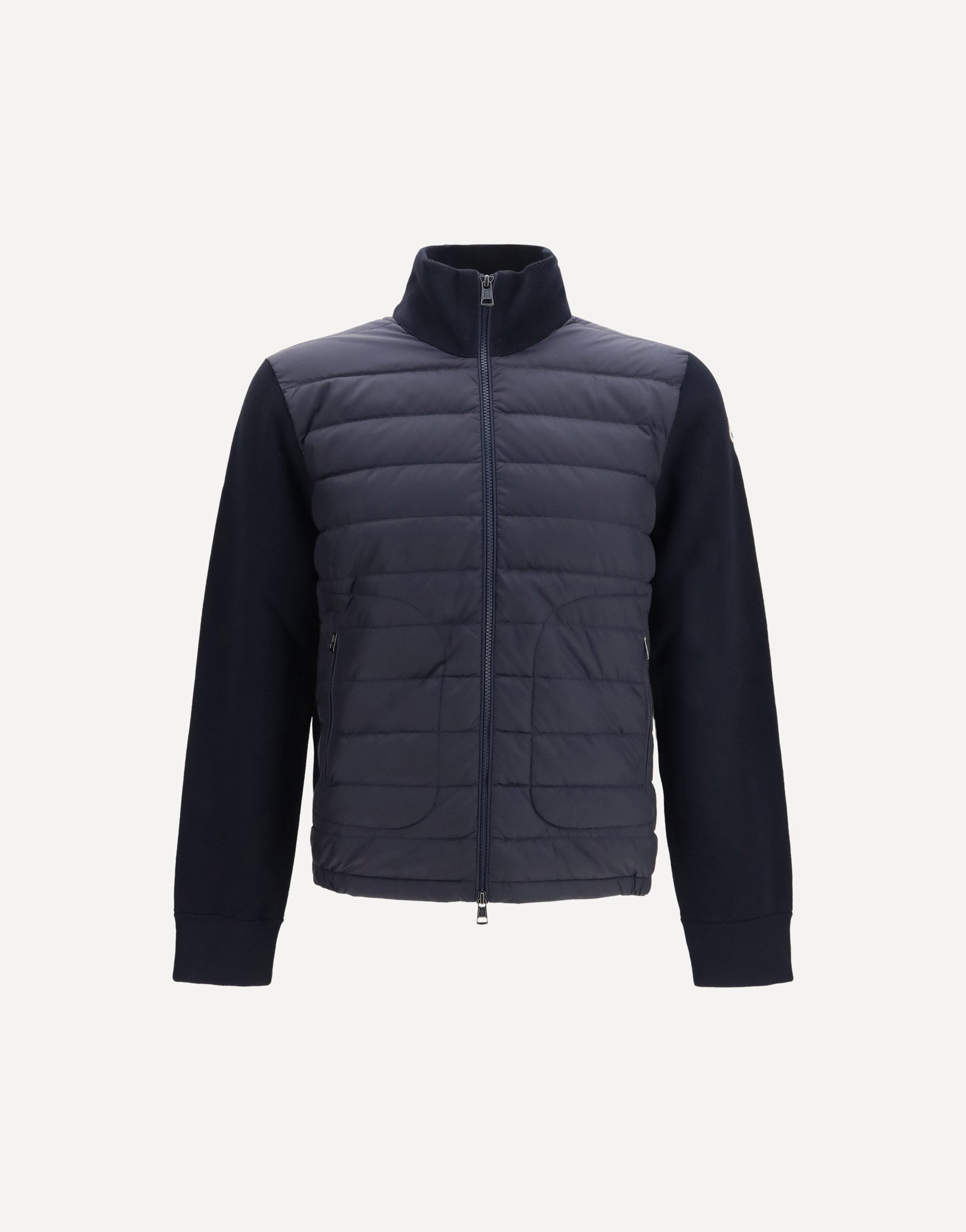 Moncler Cardigan With Padded Zip Closure