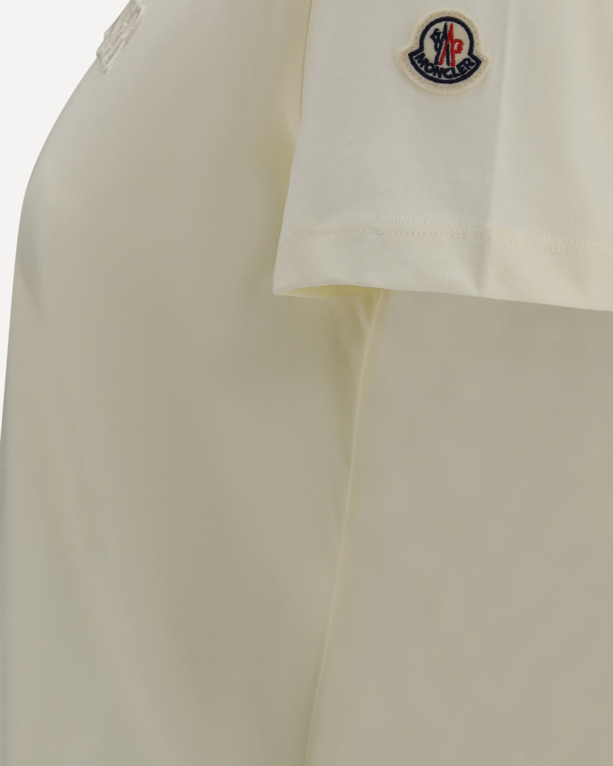 Moncler Cotton T-Shirt With Embroidered Logo