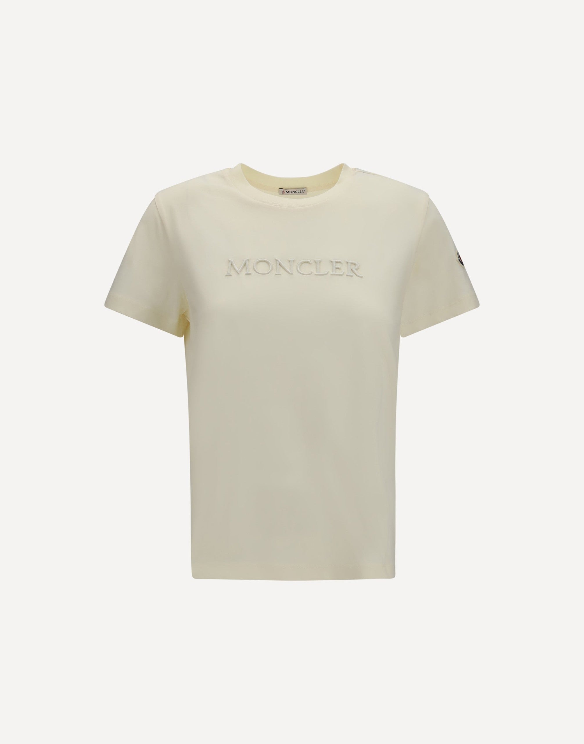 Moncler Cotton T-Shirt With Embroidered Logo