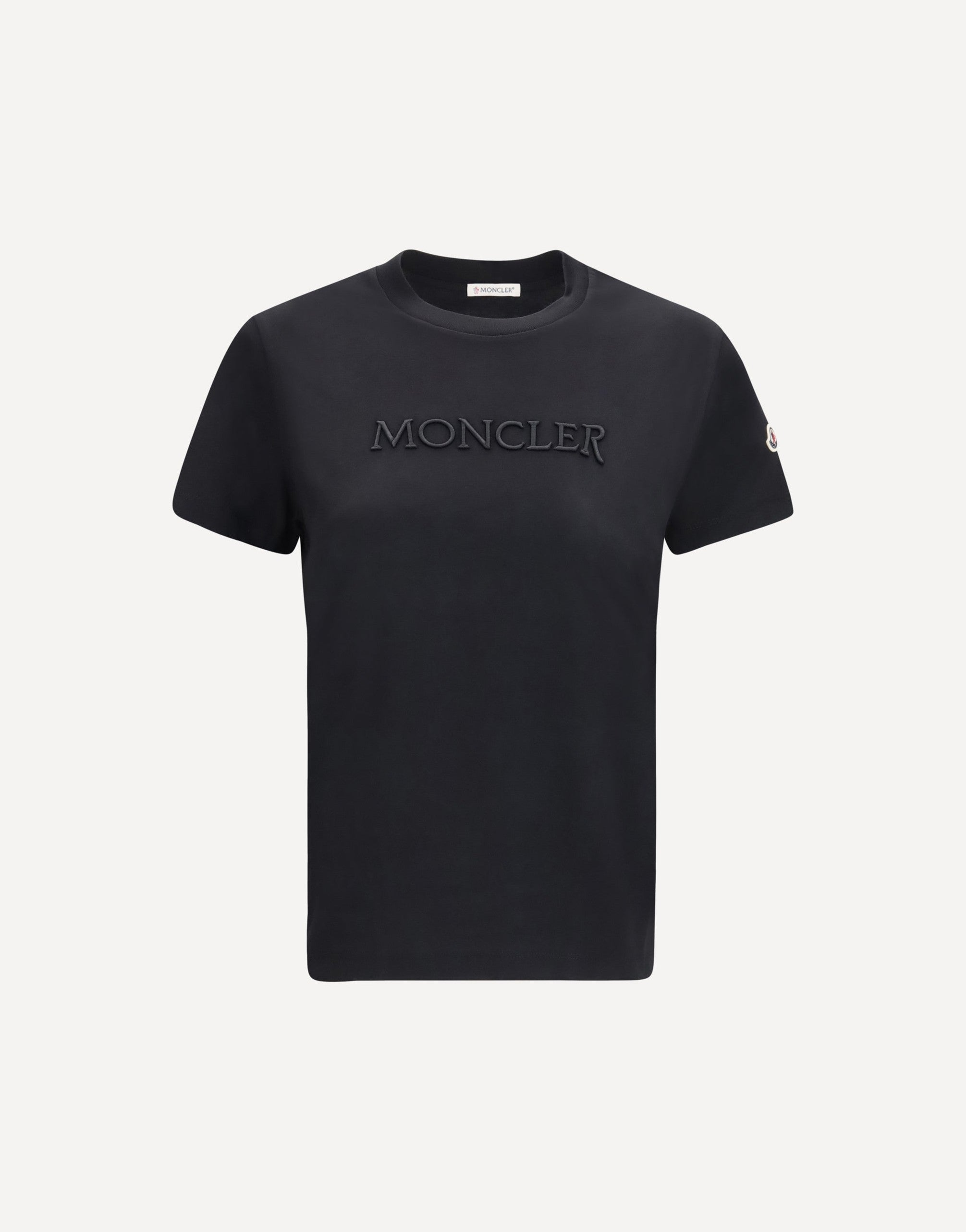 Moncler Cotton T-Shirt With Embroidered Logo