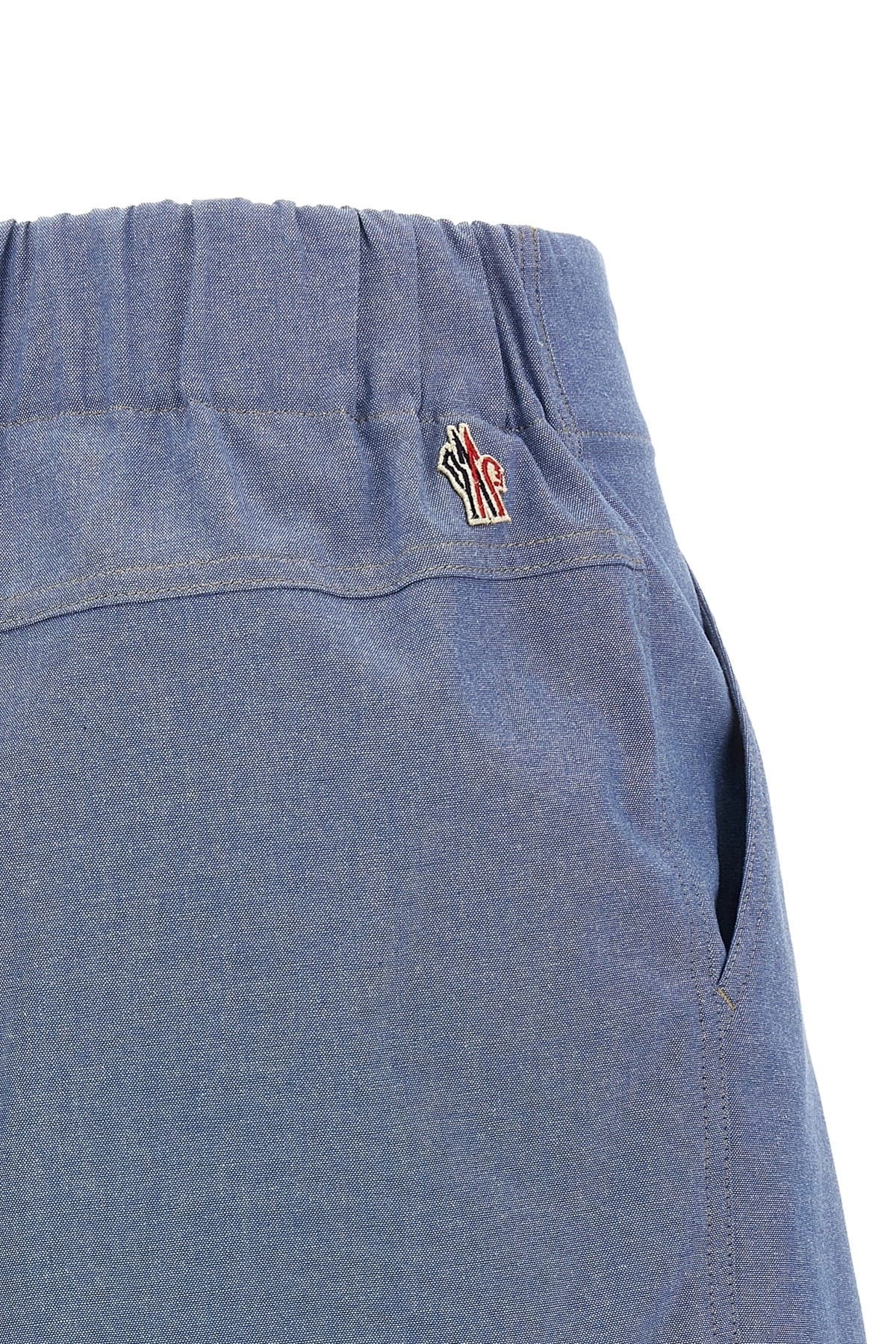 Moncler Grenoble Moncler Grenoble Chambray Cotton Shorts