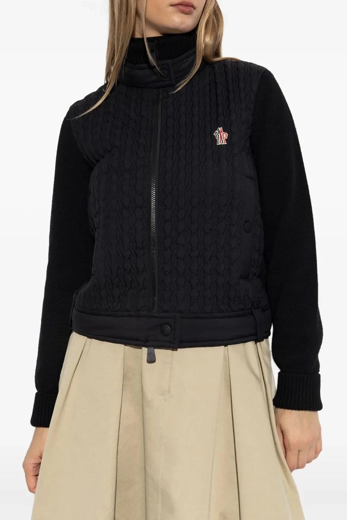 Moncler Grenoble Cárdigan de punto con cremallera - alternate view