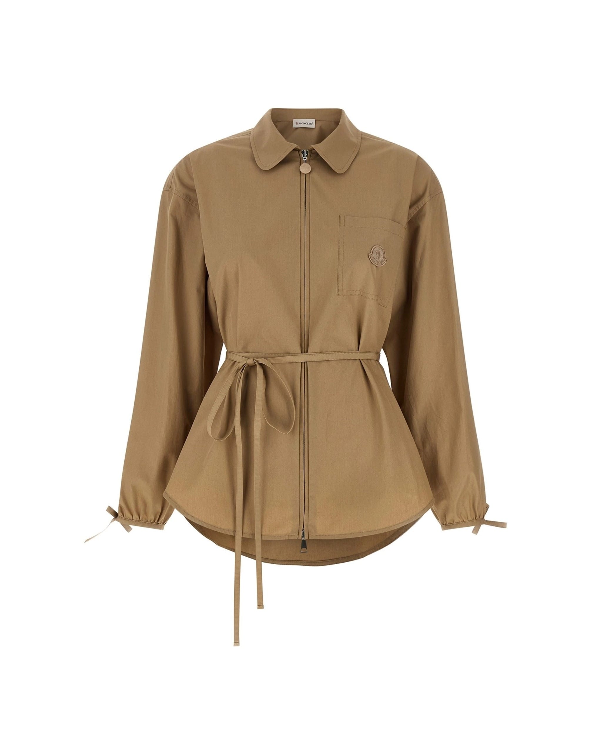 Moncler Moncler Grosgrain Logo Patch Overshirt