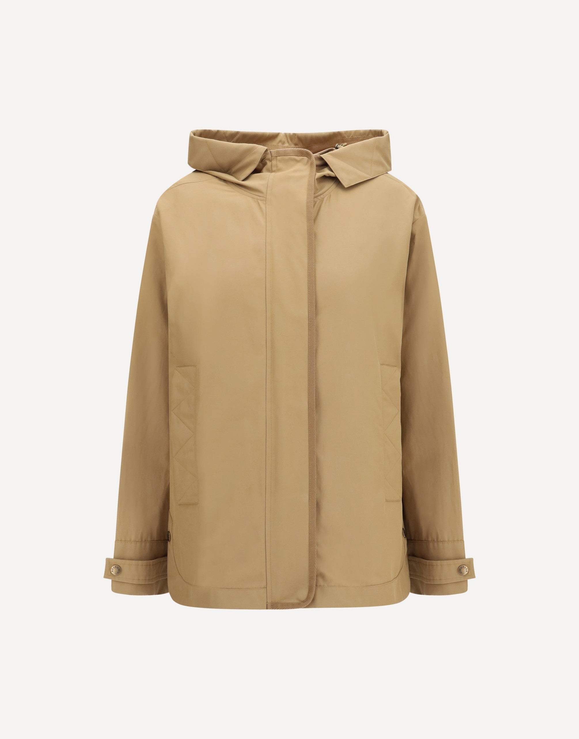 Куртка Moncler с капюшоном и нашивкой с логотипом