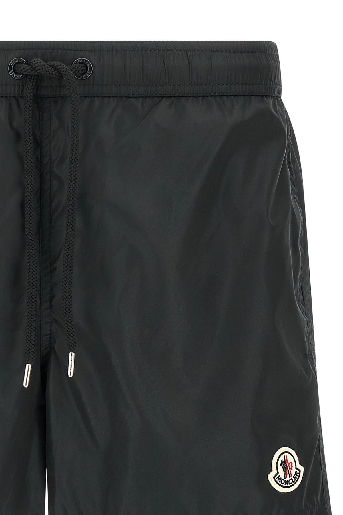 Moncler Logo Patch Swim Shorts
