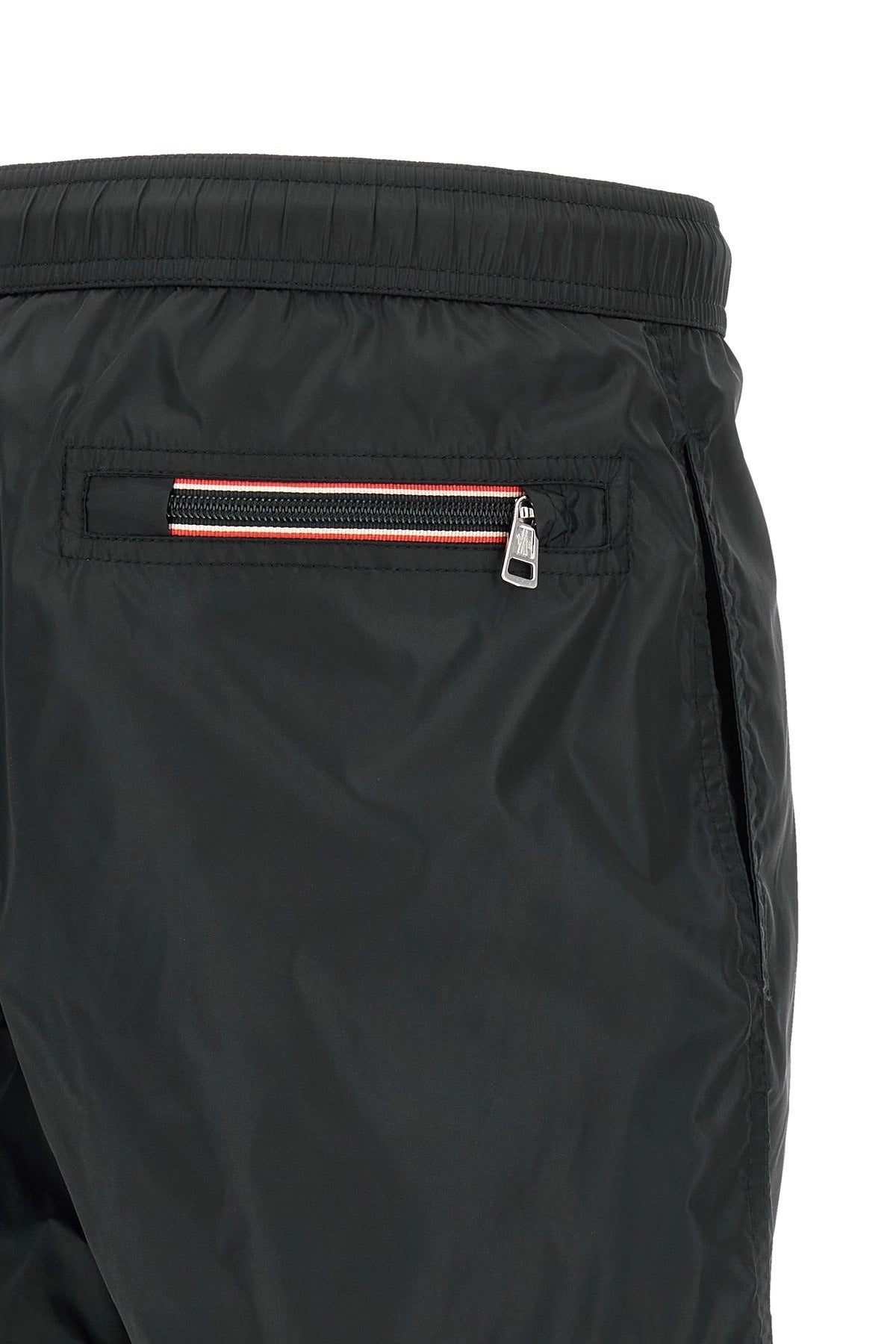 Moncler Logo Patch Swim Shorts