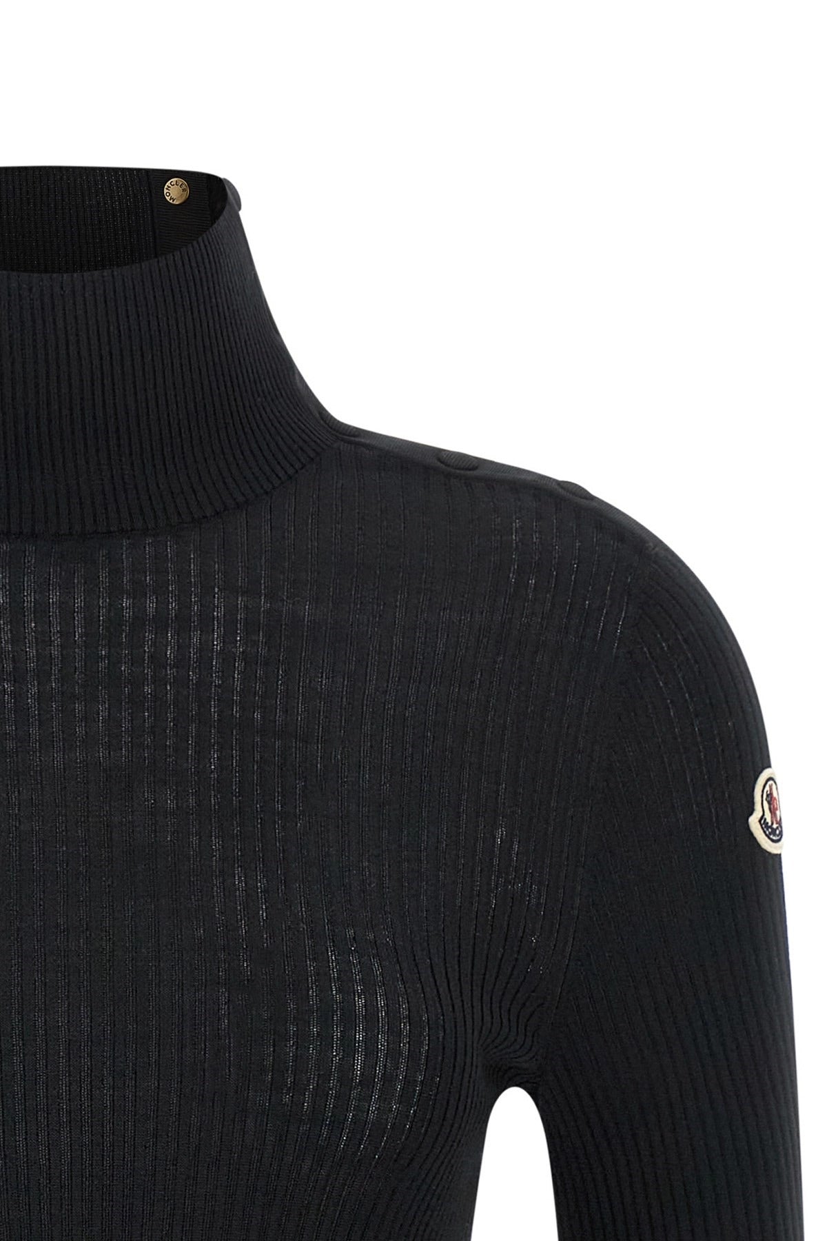 Moncler Logo Turtleneck Sweater