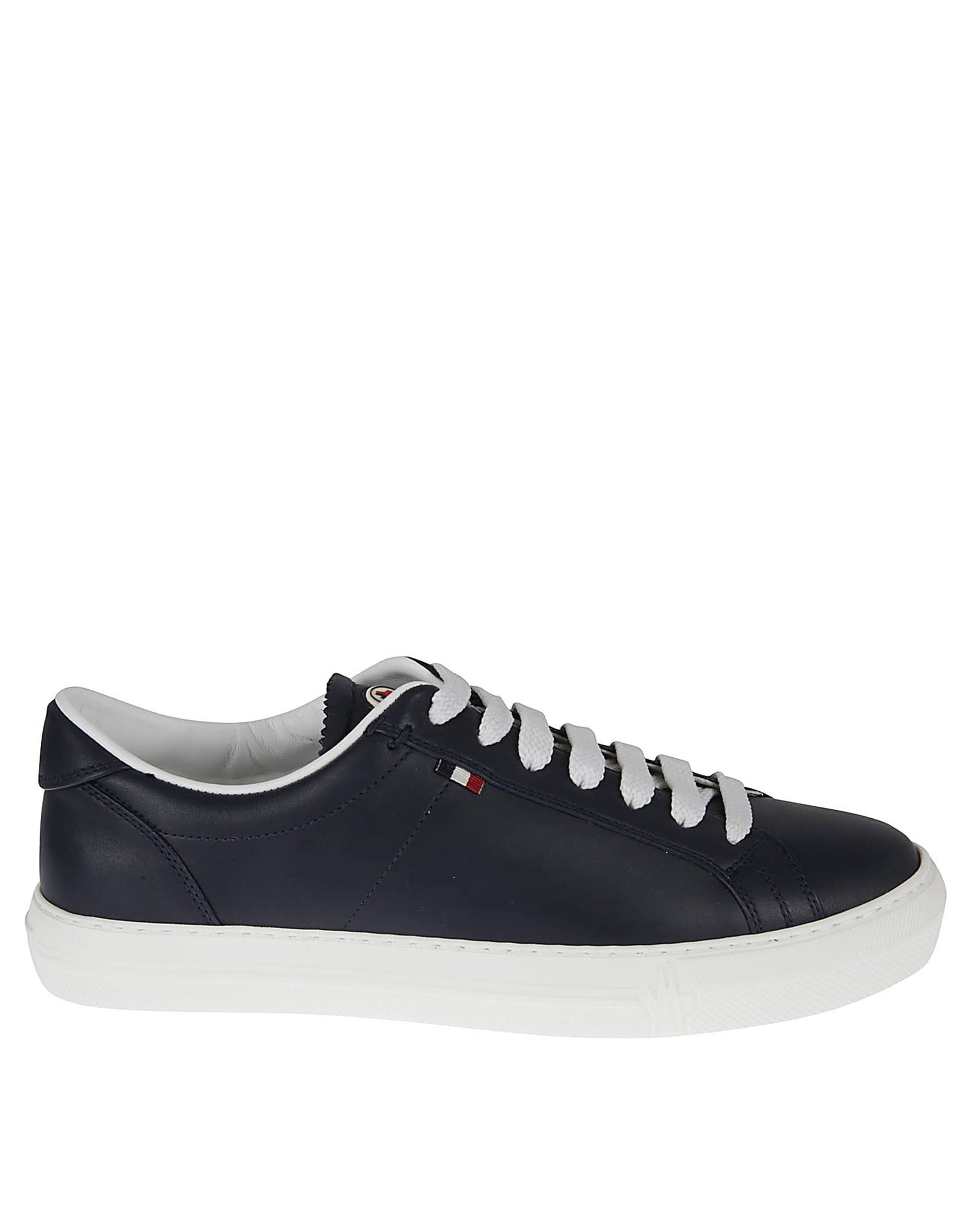 Moncler Monaco Leather Sneakers