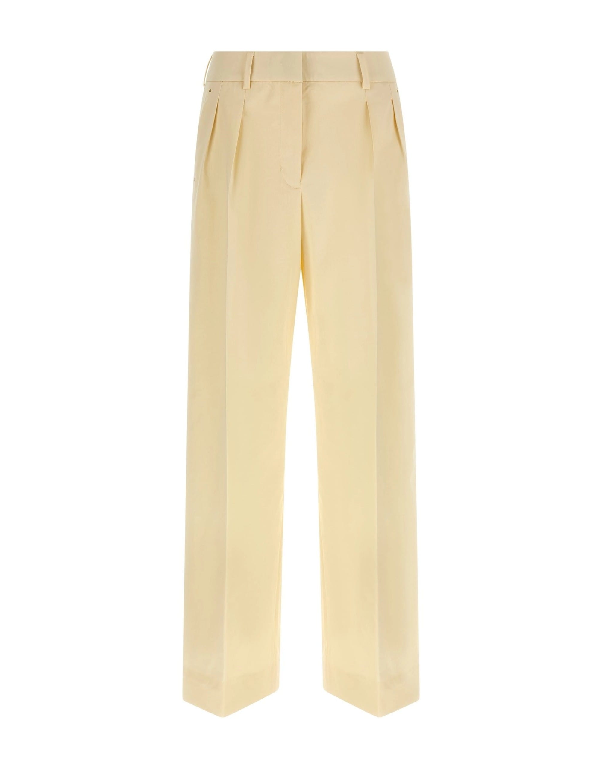Moncler Moncler Tailored Cotton Gabardine Trousers