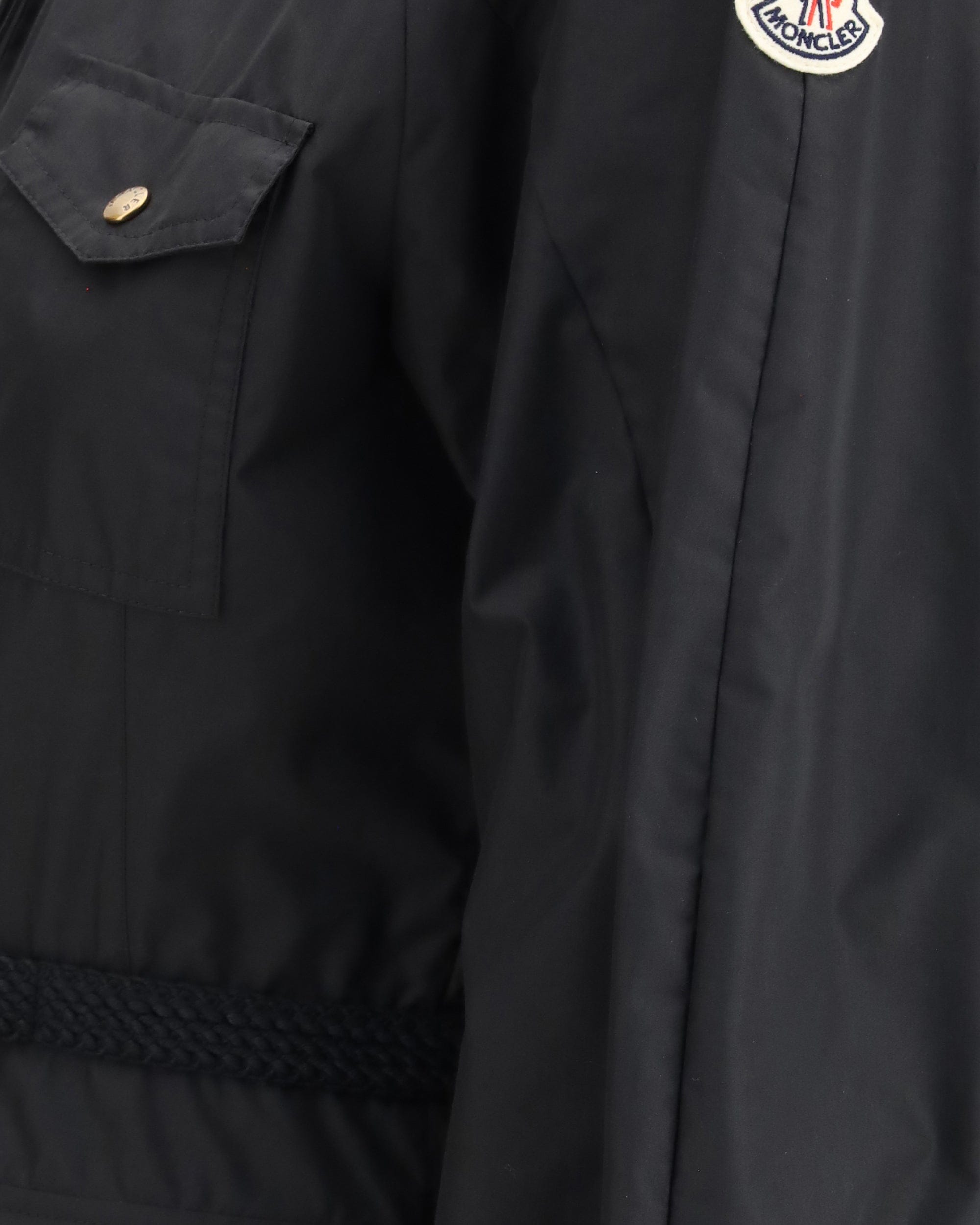 Moncler Technical Poplin Dress With Crew Neck