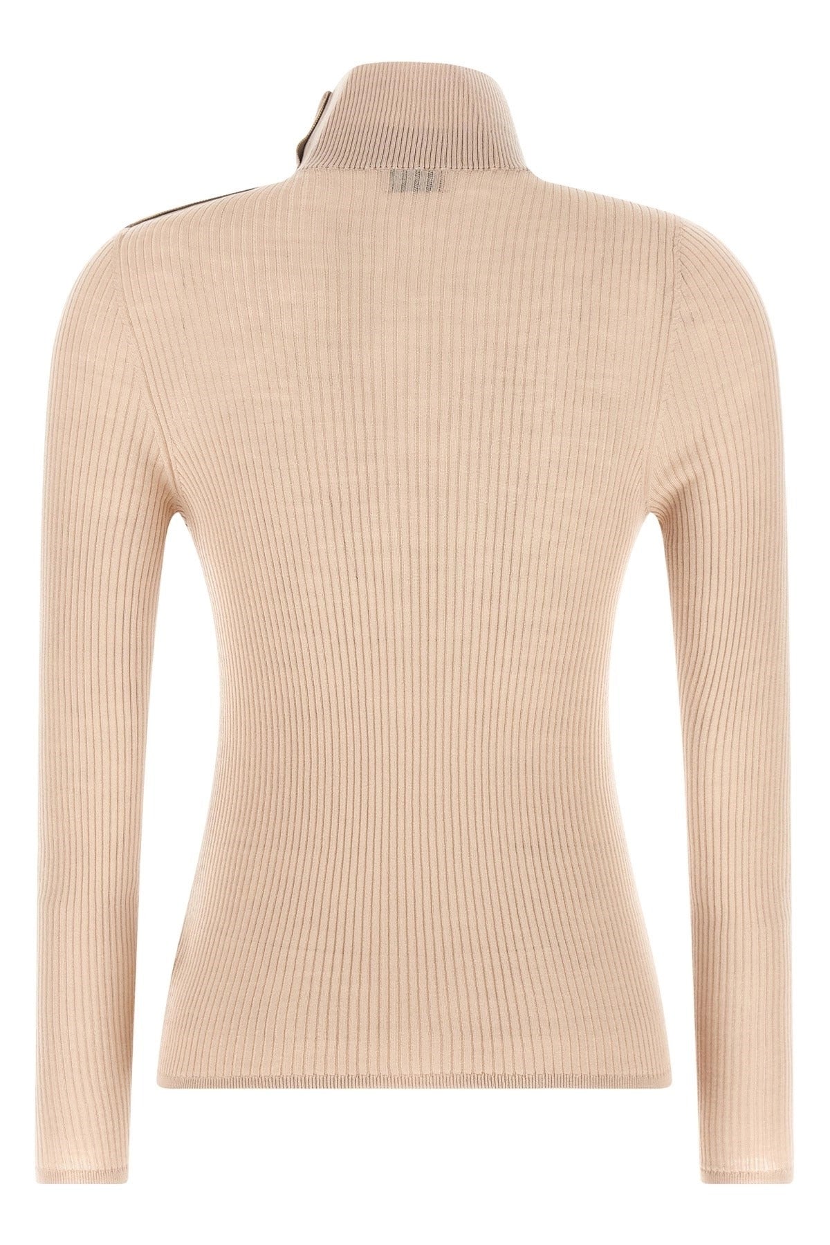 Maglione a collo alto in lana testurizzata Moncler