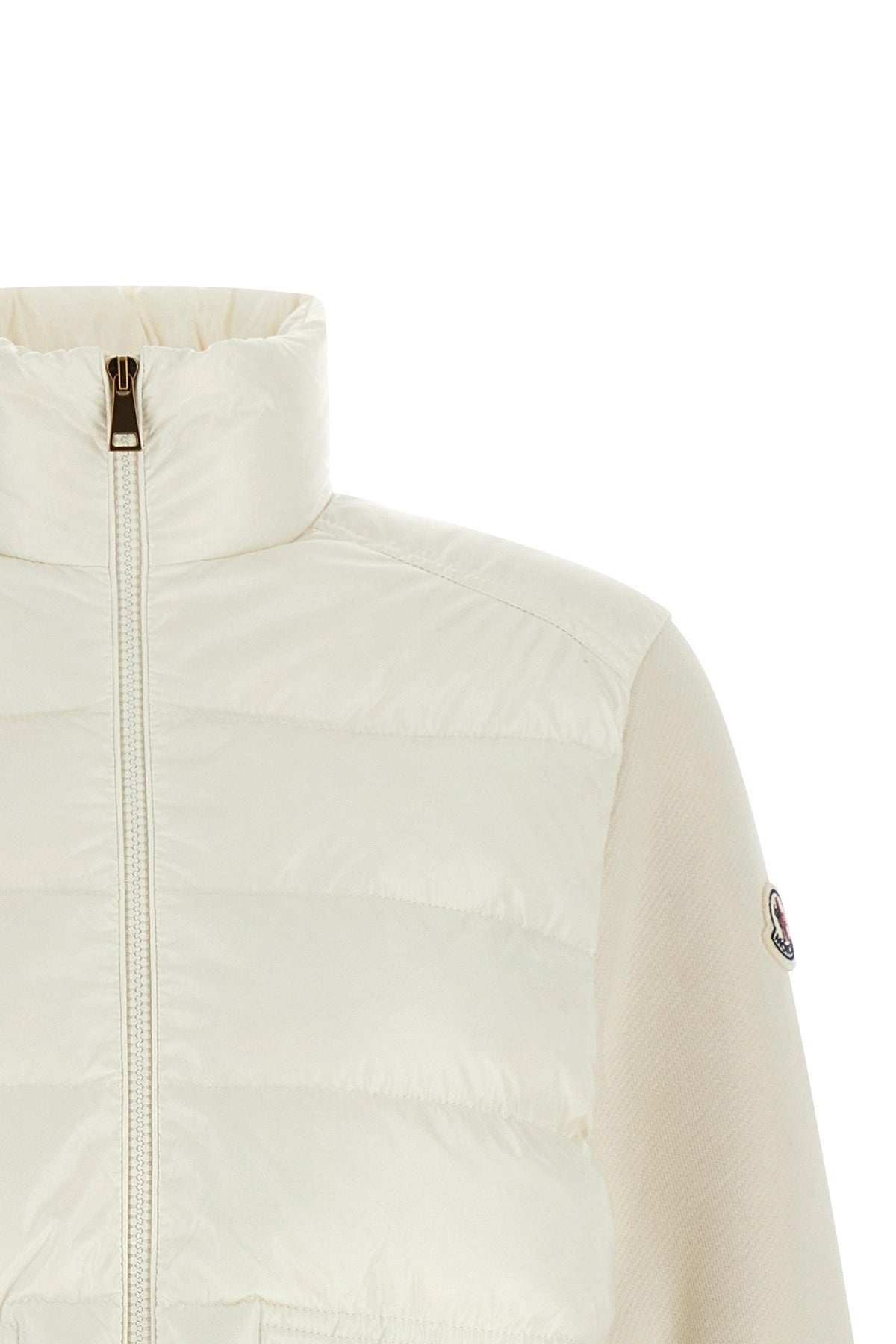 Moncler Two-Material Cardigan