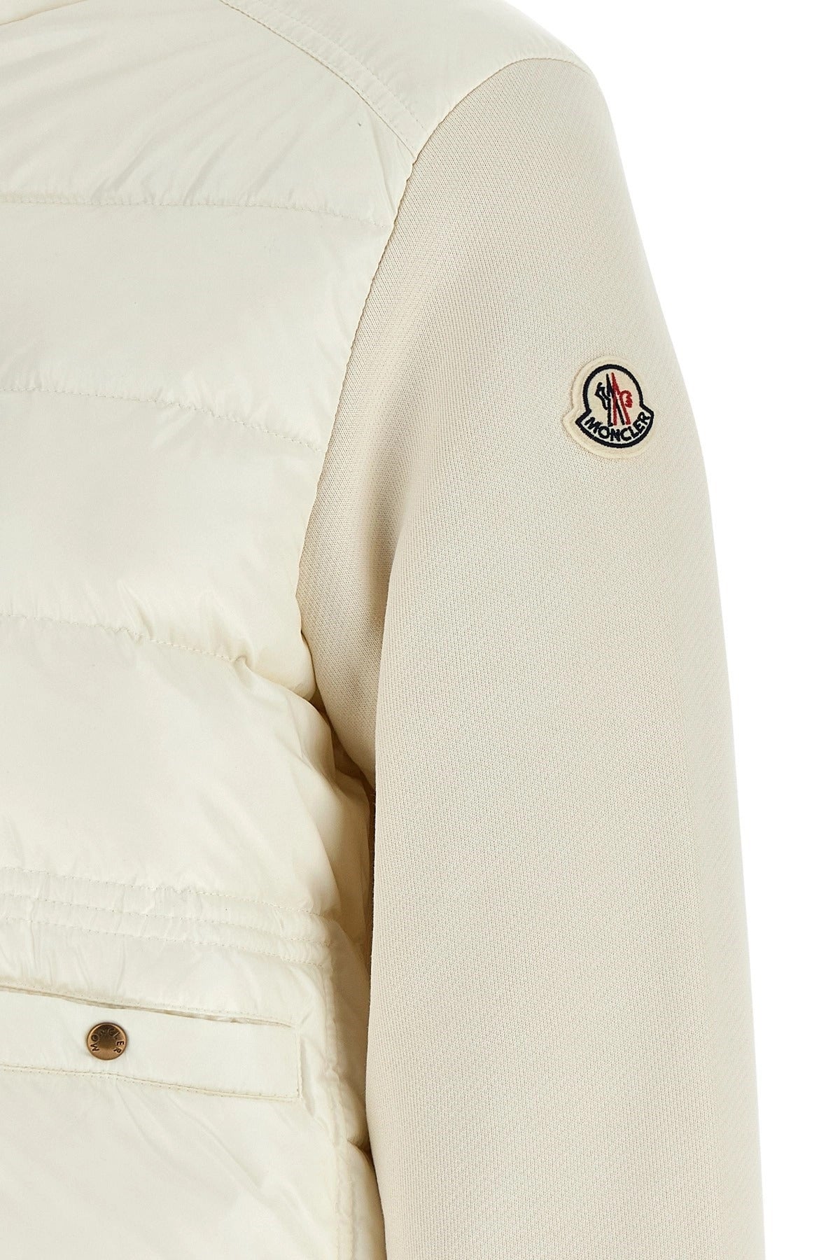 Moncler Two-Material Cardigan