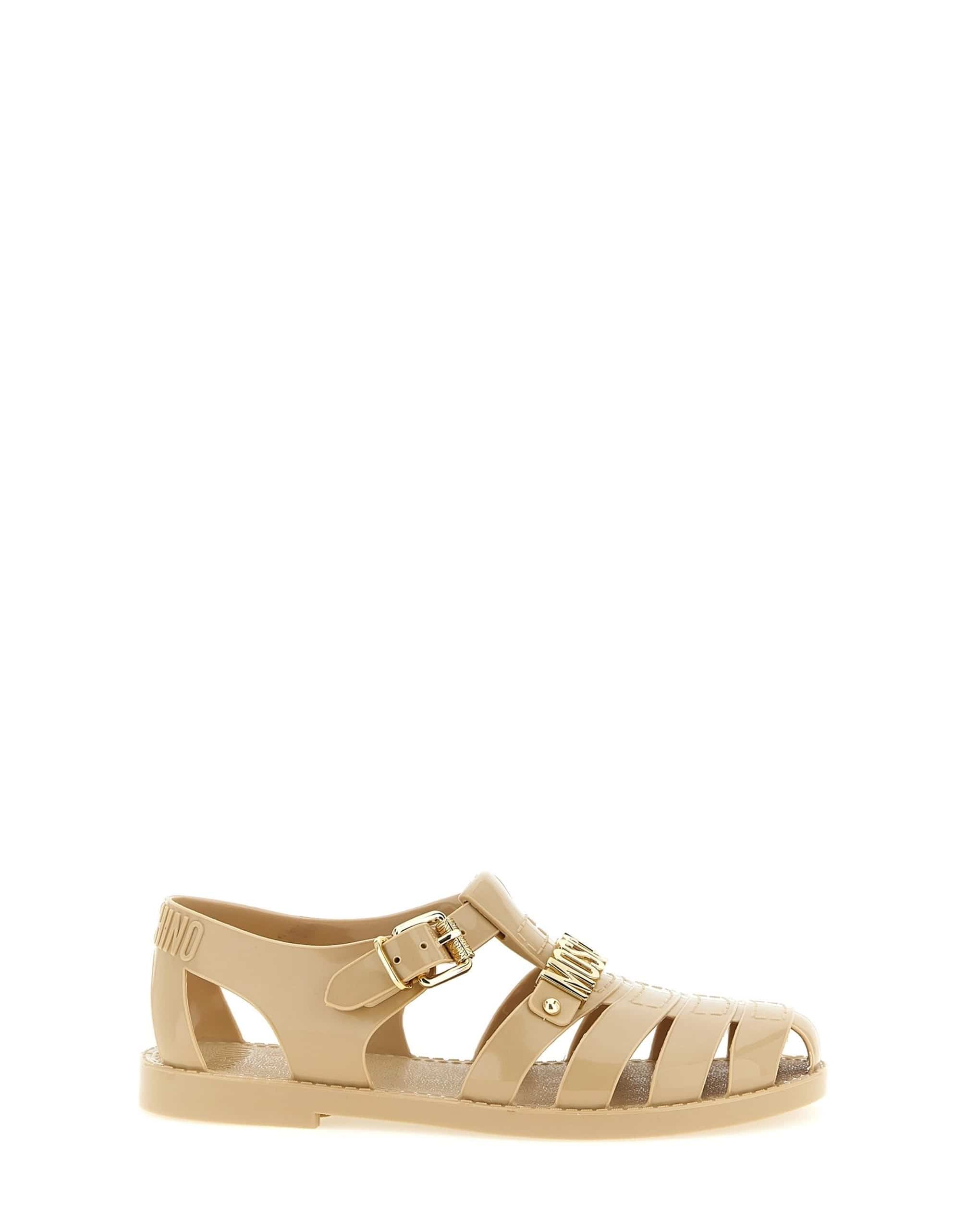 Moschino Moschino Beige Jelly Sandals
