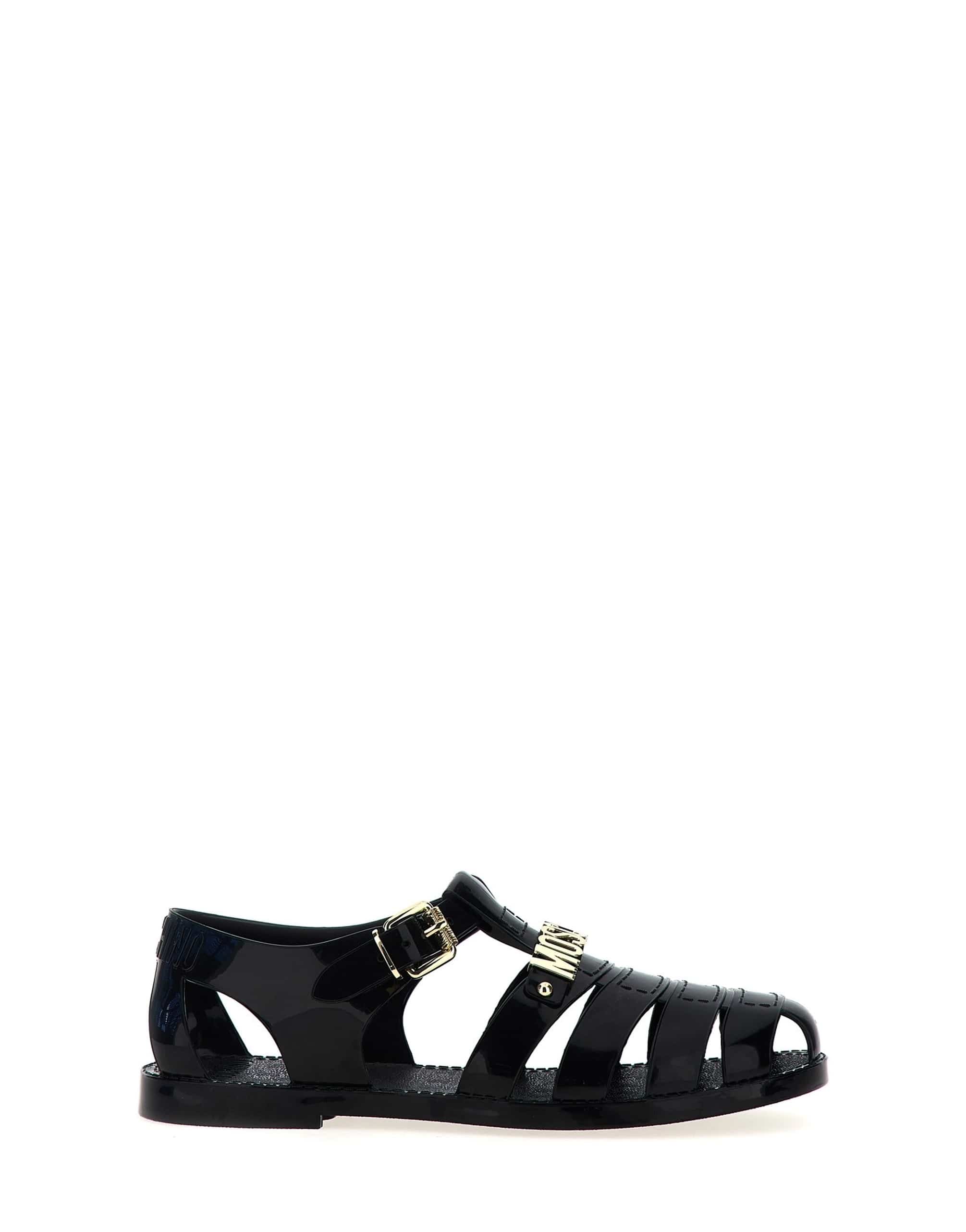 Moschino Moschino Black Jelly Sandals