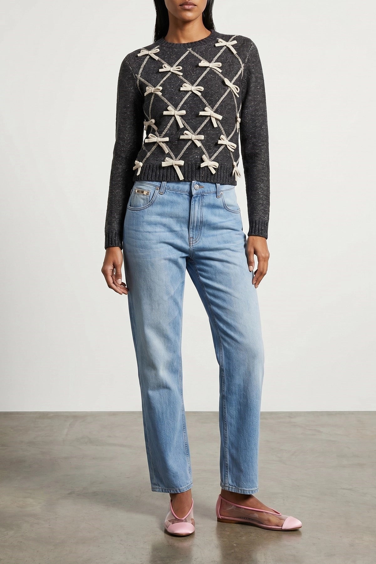 Maglione Moschino con dettaglio fiocco