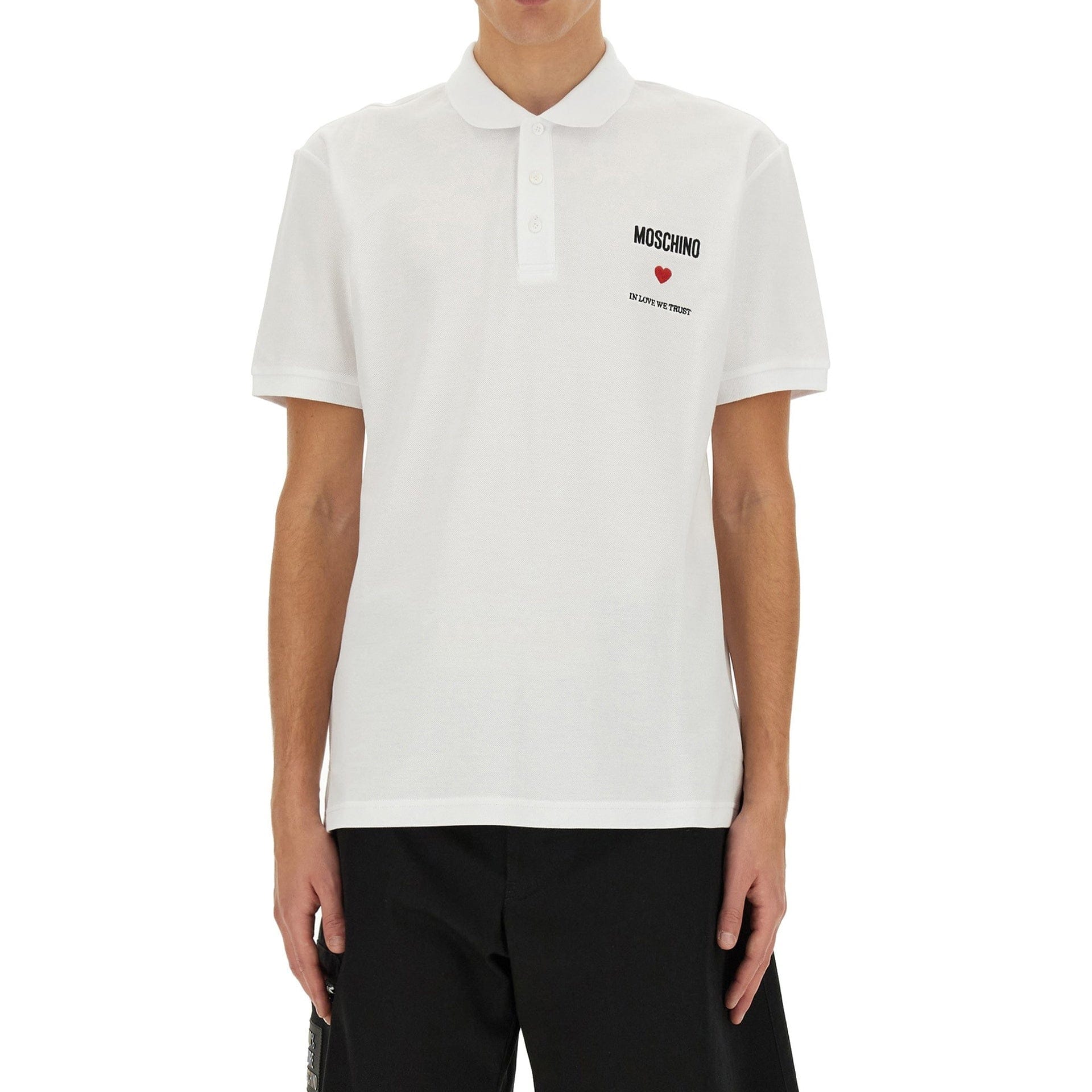 Moschino Couture Couture In Love We Trust Cotton Polo - alternate view
