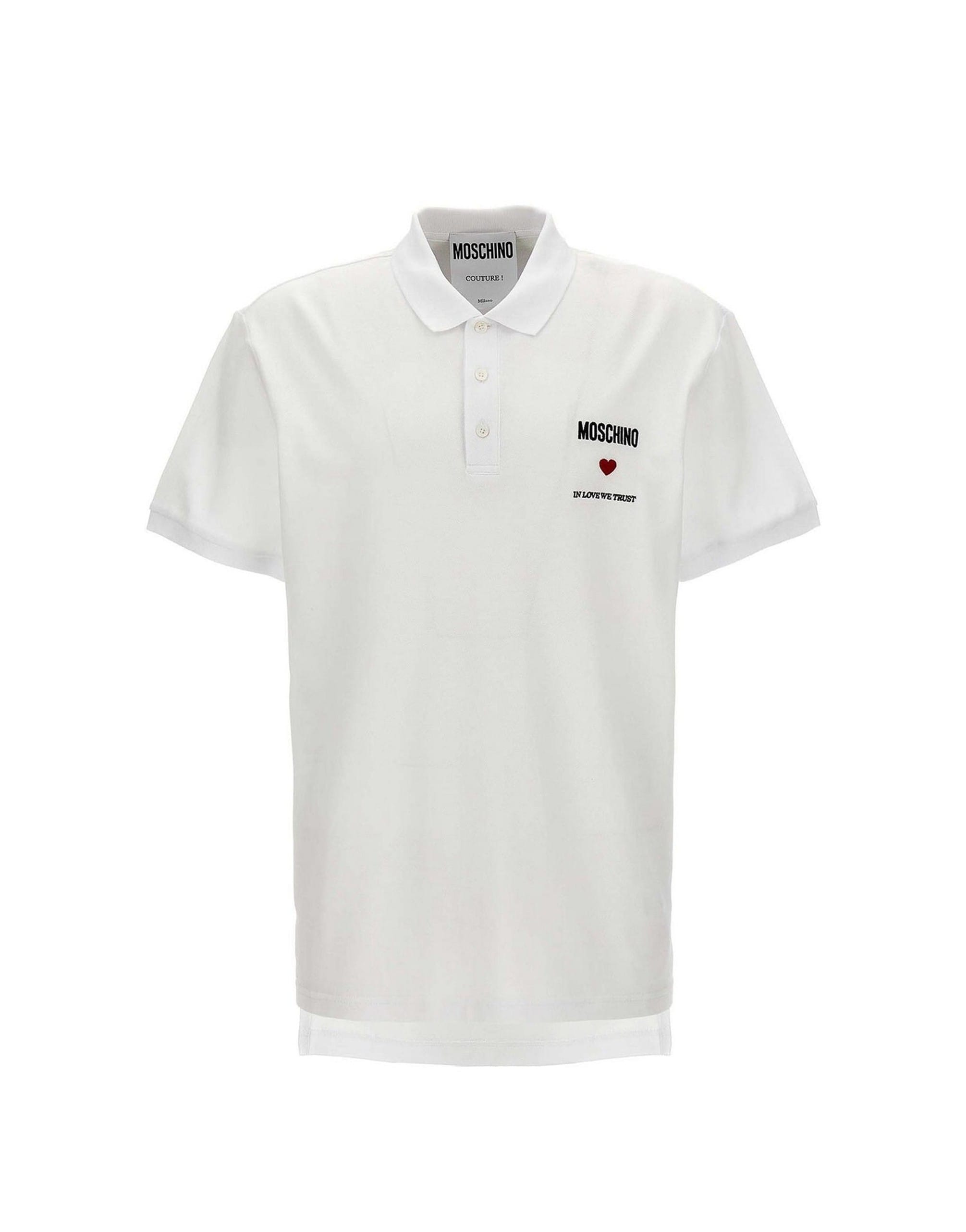 Moschino Couture Couture In Love We Trust Cotton Polo