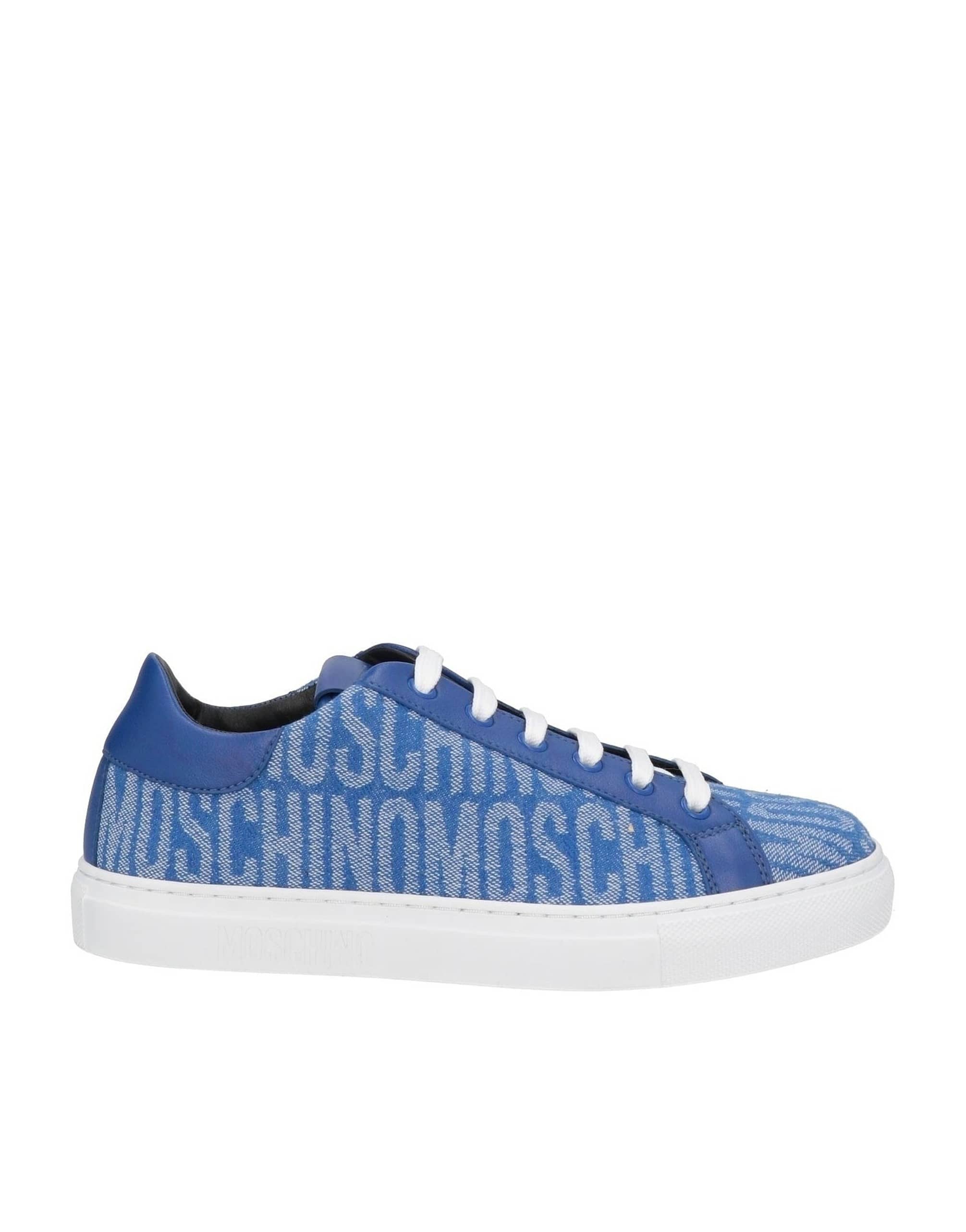 Moschino Couture Monogram Low-Top Leather Sneakers