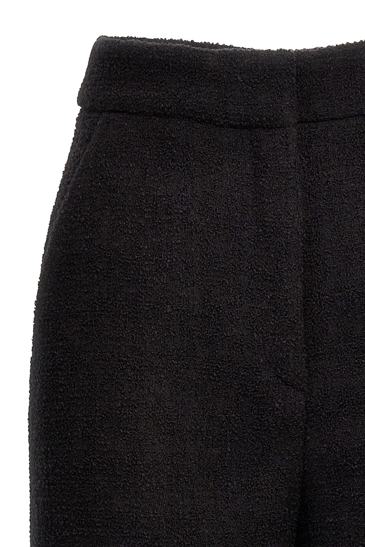 Moschino Moschino Cropped Bouclè Pants