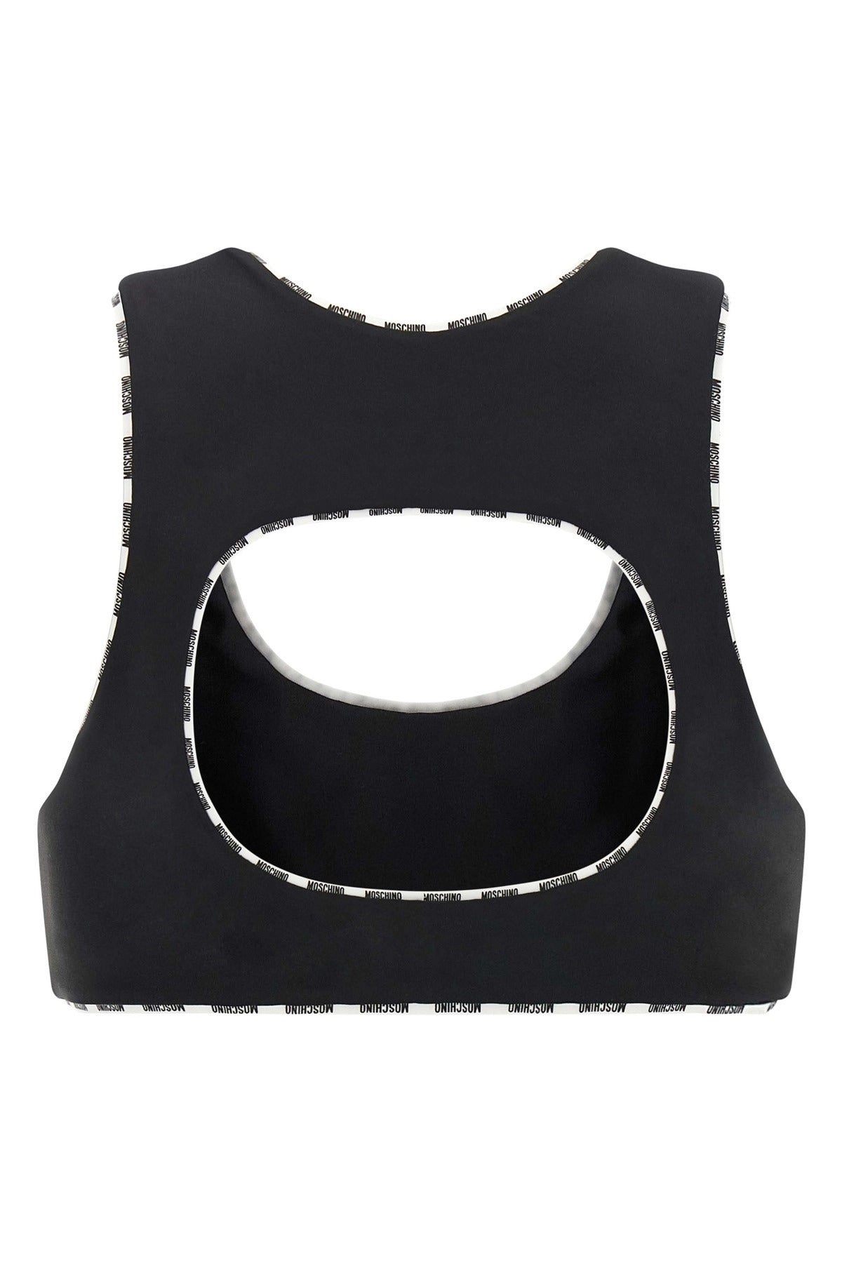 Moschino sportieve top met uitsnijding