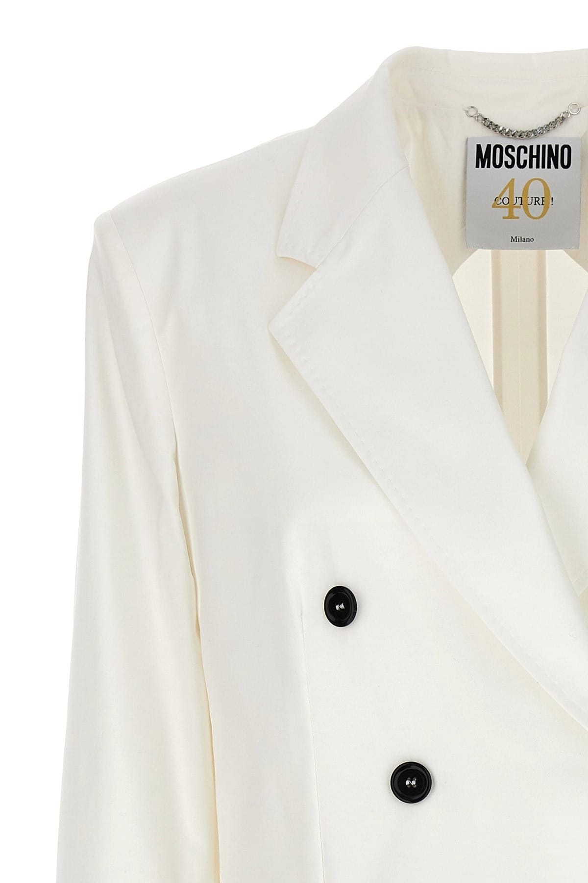 Moschino Moschino Double-Breasted Cotton Blazer