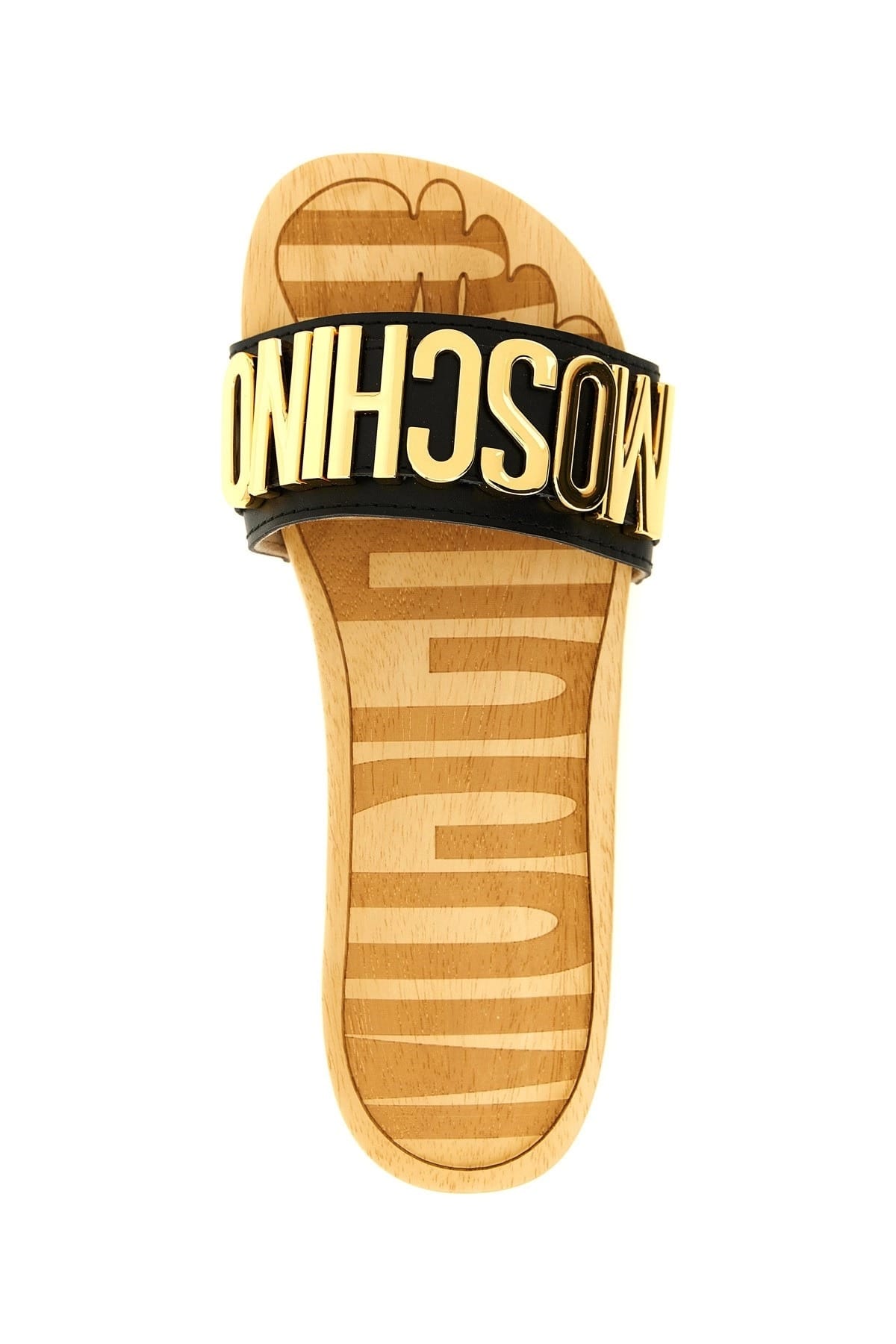 Moschino Moschino Leather Clog Sandals
