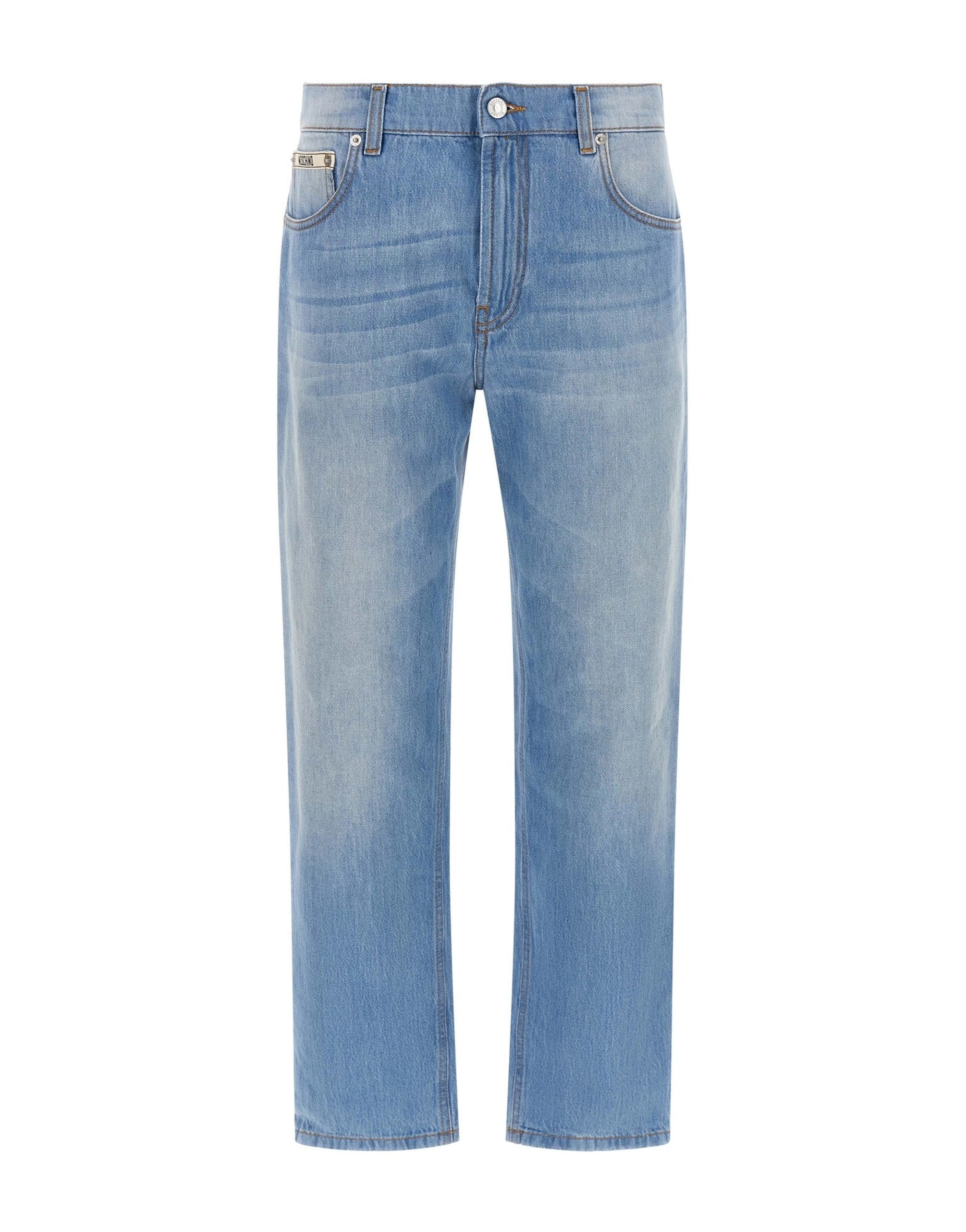 Moschino Light Blue Straight Leg Jeans
