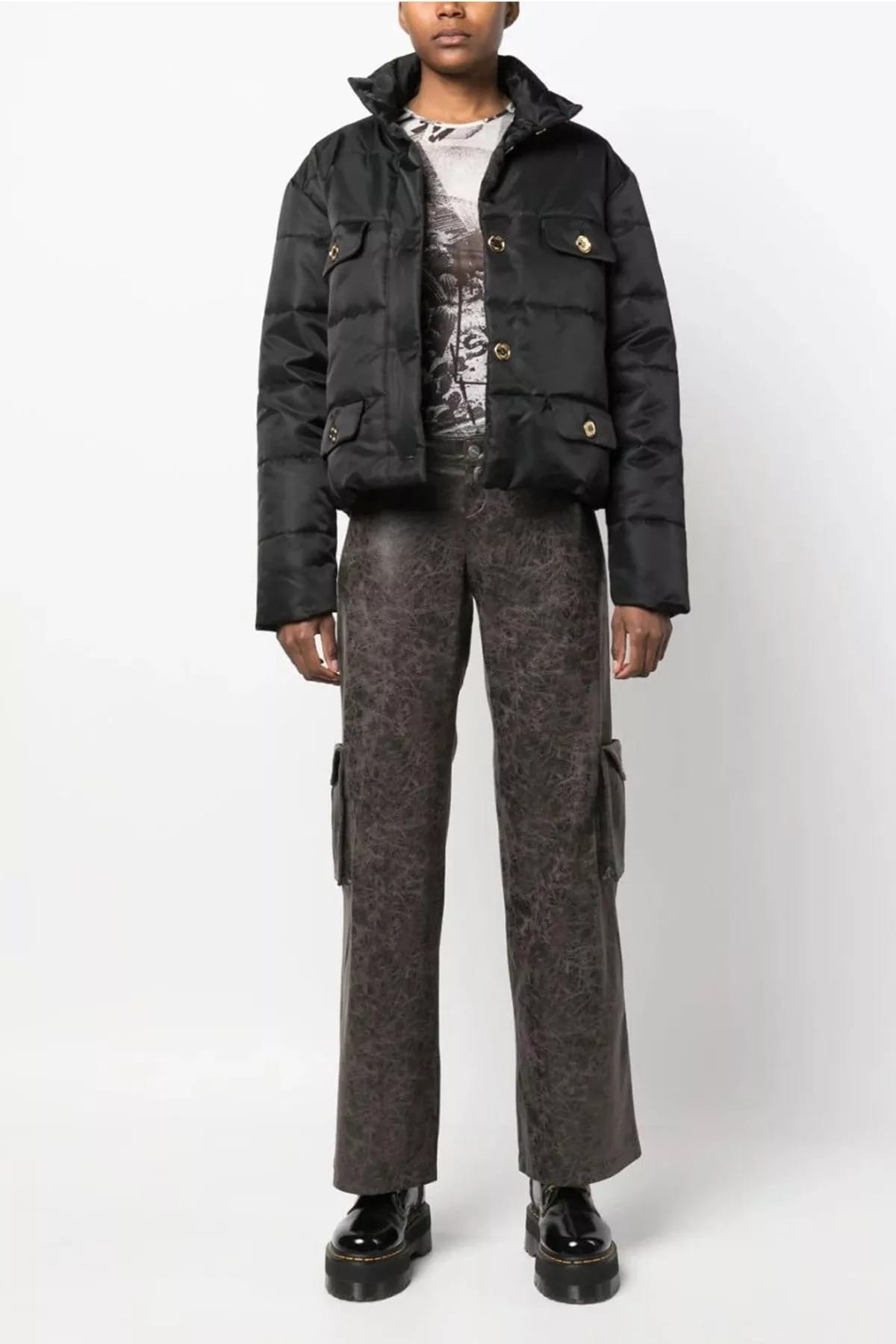Moschino Moschino Logo Button-Down Jacket