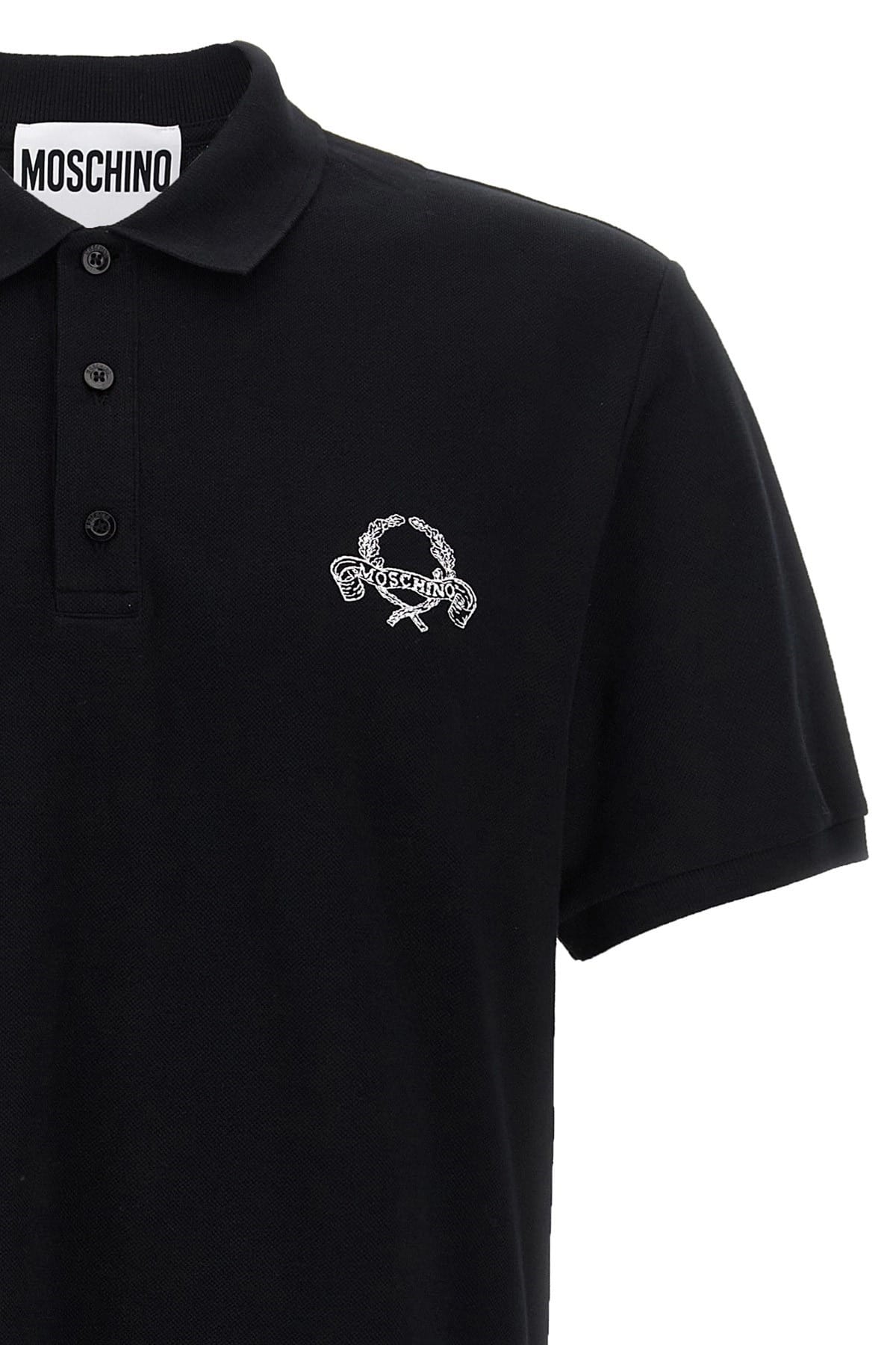 Moschino Moschino Logo Embroidery Polo Shirt