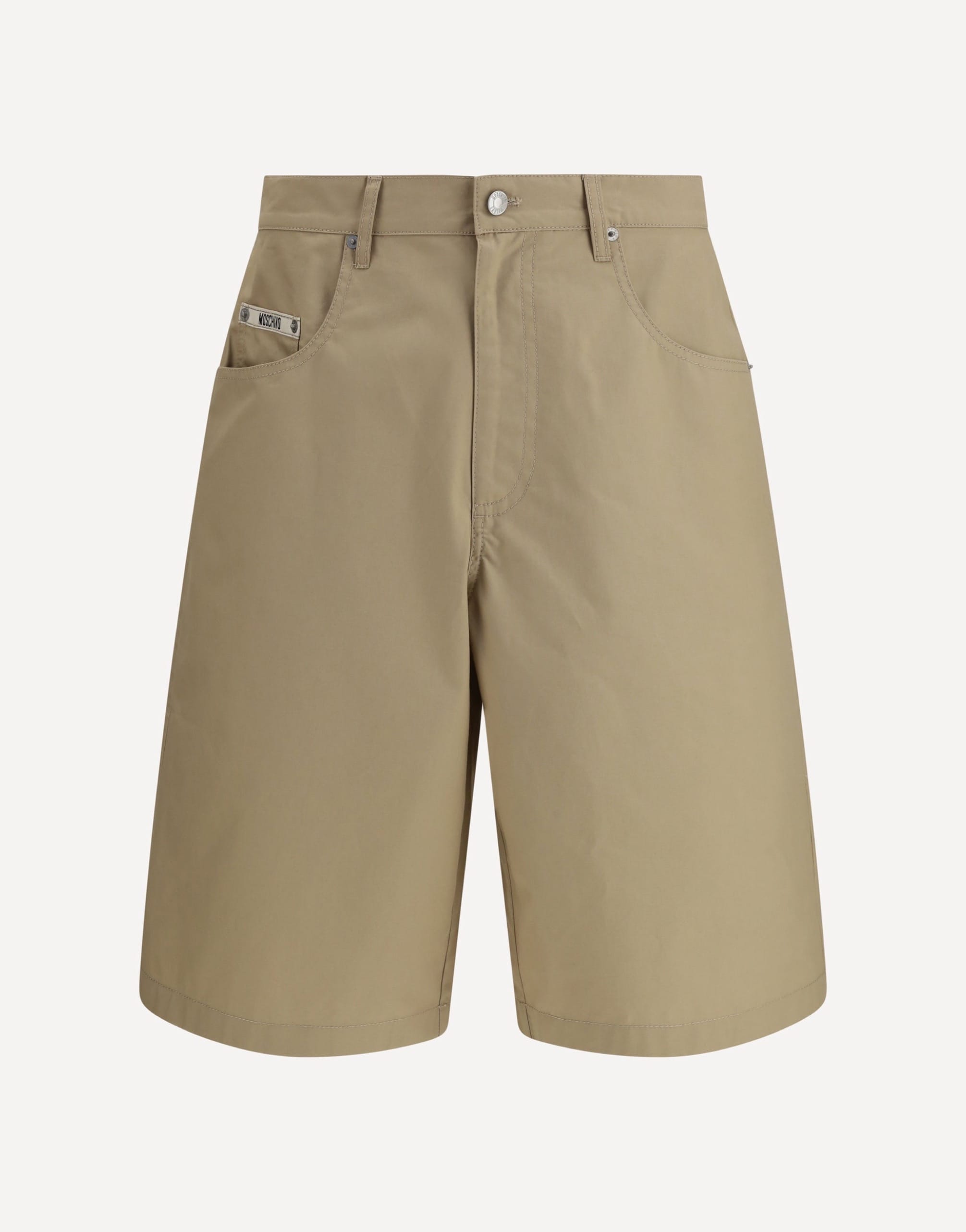 Moschino Long Bermuda Shorts In Cotton