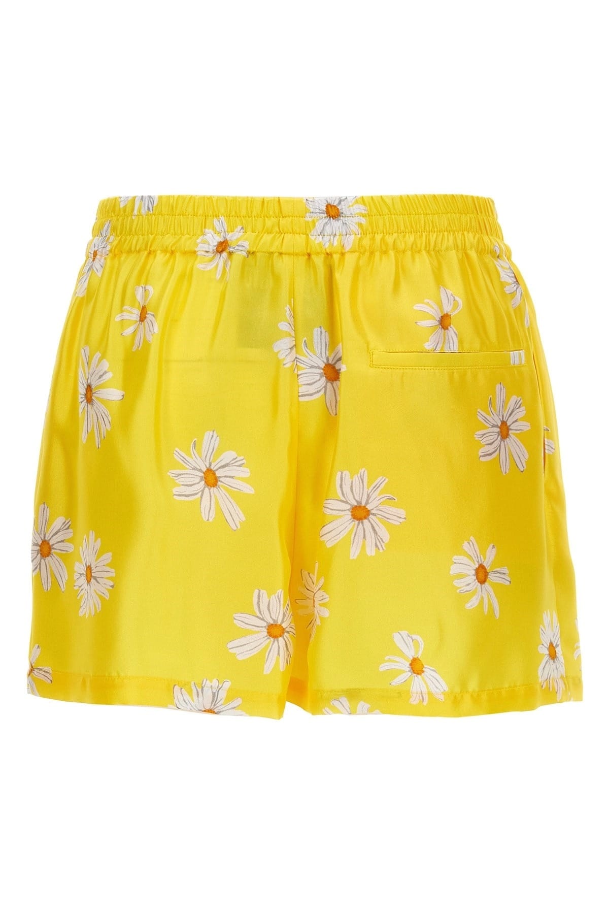 Moschino Moschino Margherite Print Silk Shorts