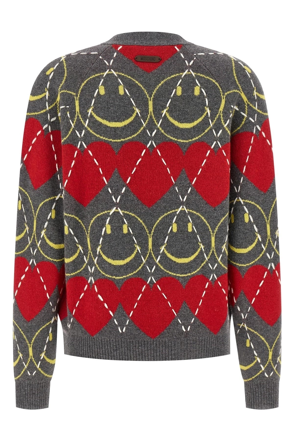 Moschino Moschino Multicolor Smiley Cardigan