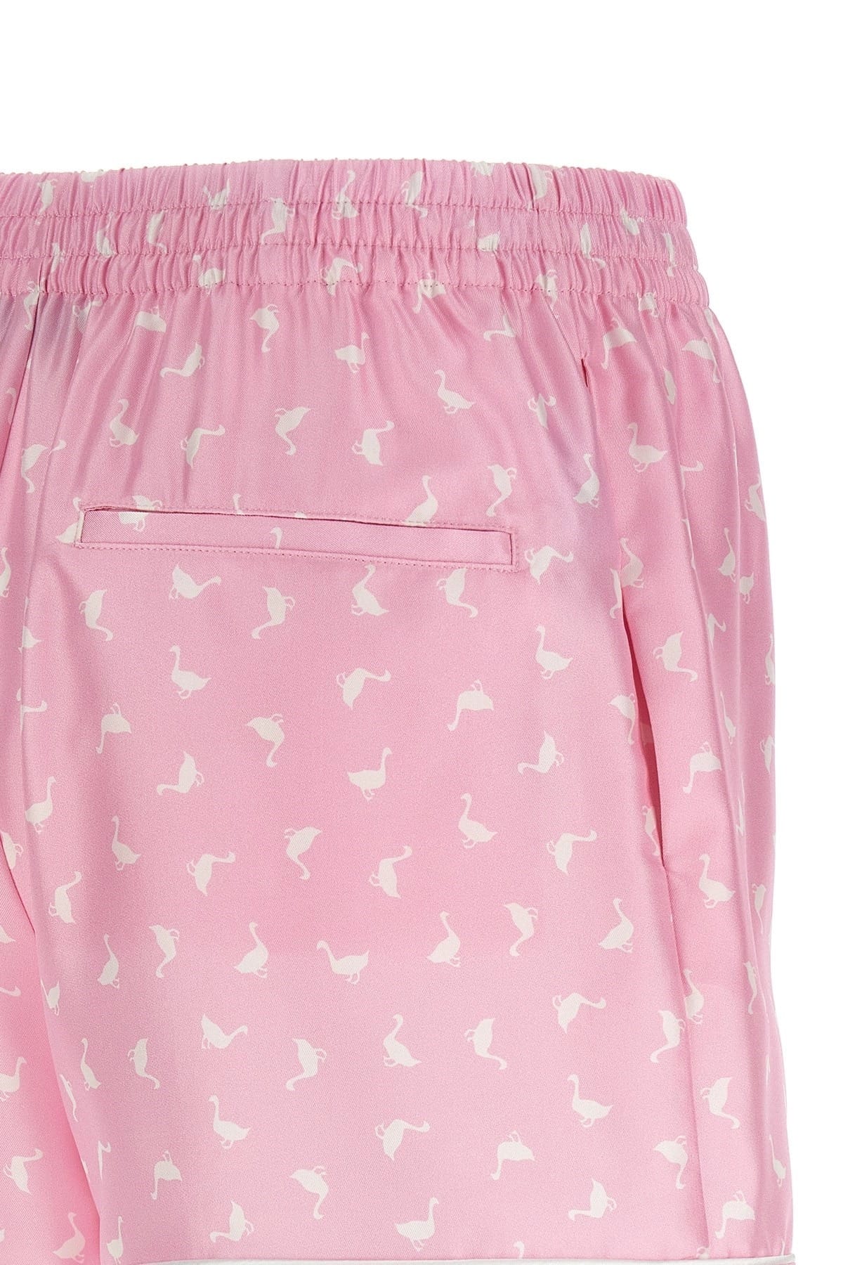 Moschino Moschino Oche Print Silk Shorts