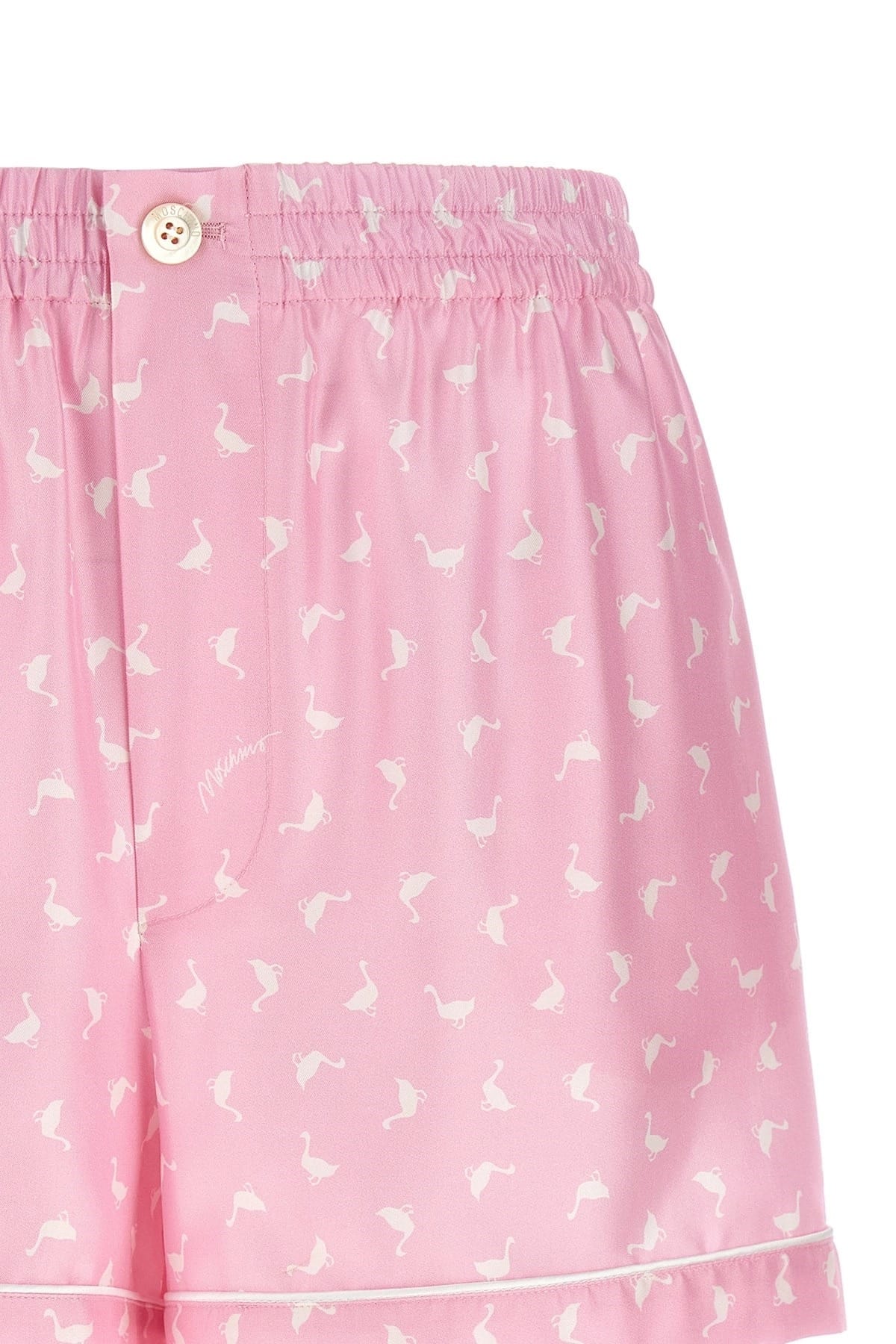 Moschino Moschino Oche Print Silk Shorts