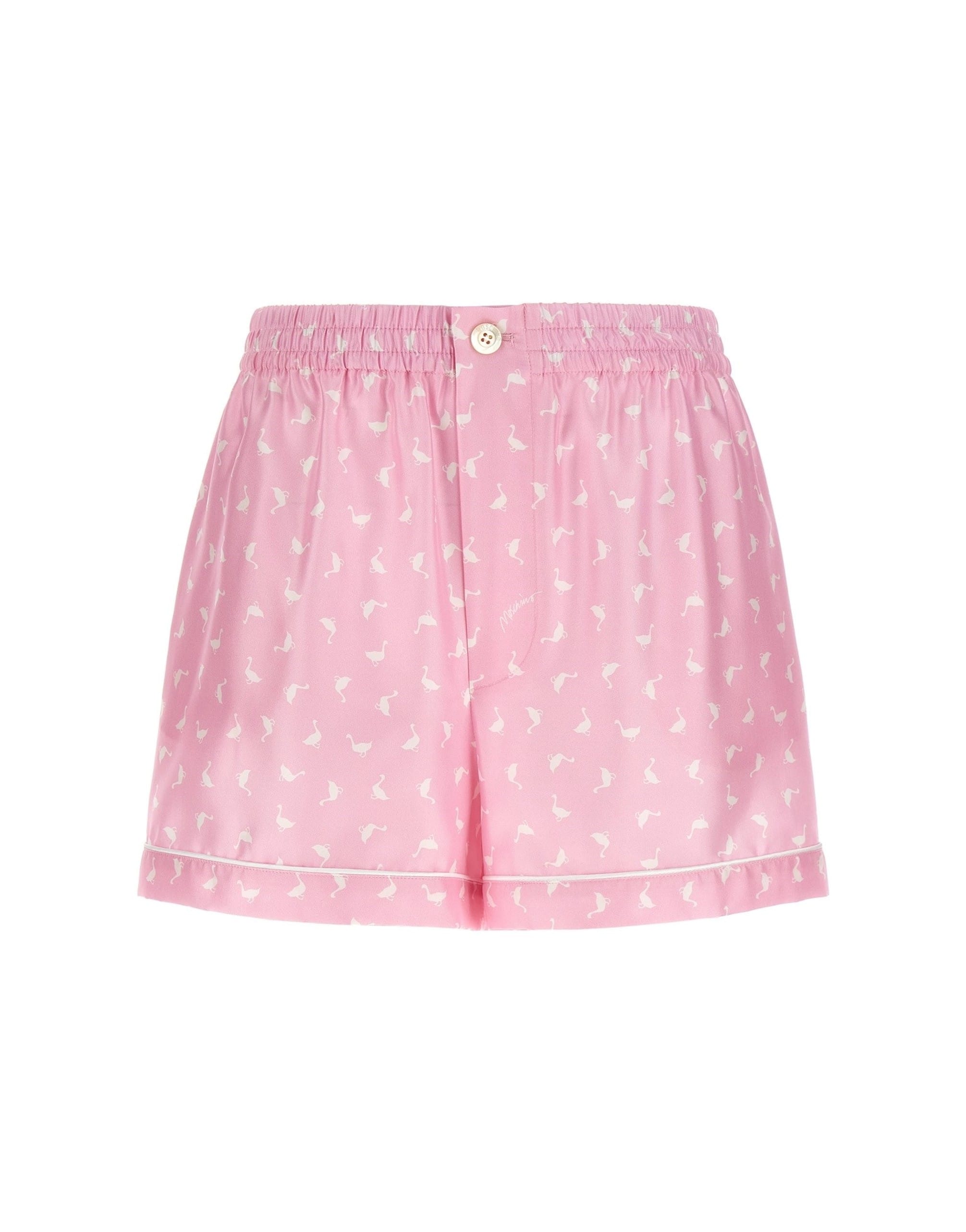 Moschino Moschino Oche Print Silk Shorts