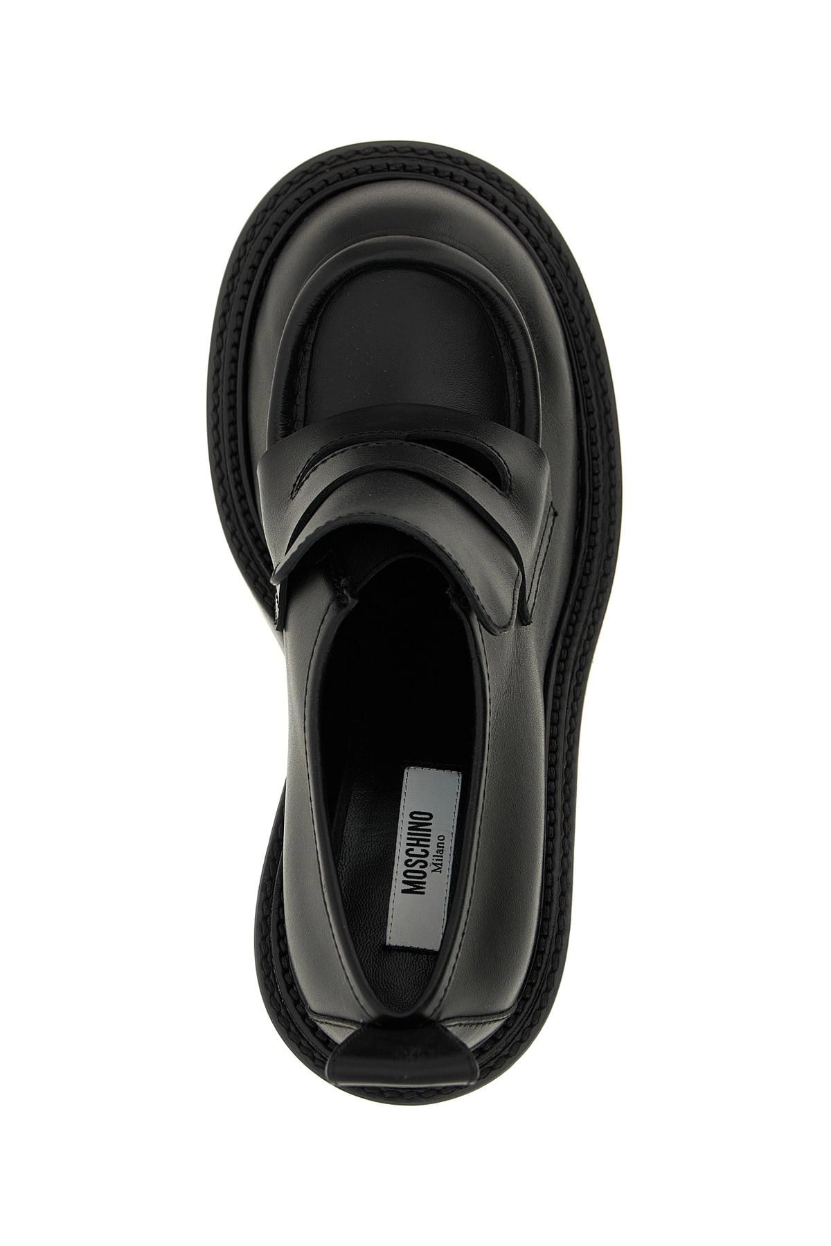 Moschino Moschino Olivia Brushed Calfskin Loafers