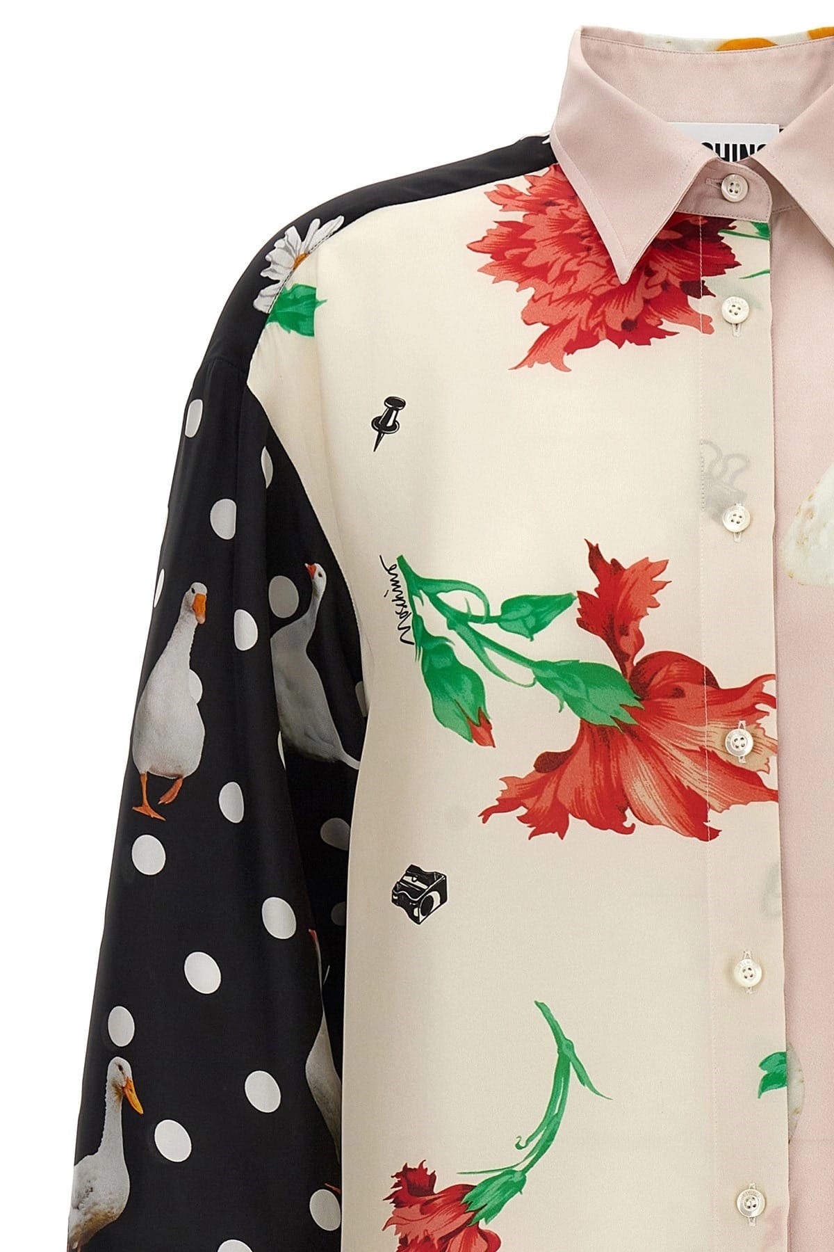 Moschino Moschino Patchwork Print Shirt