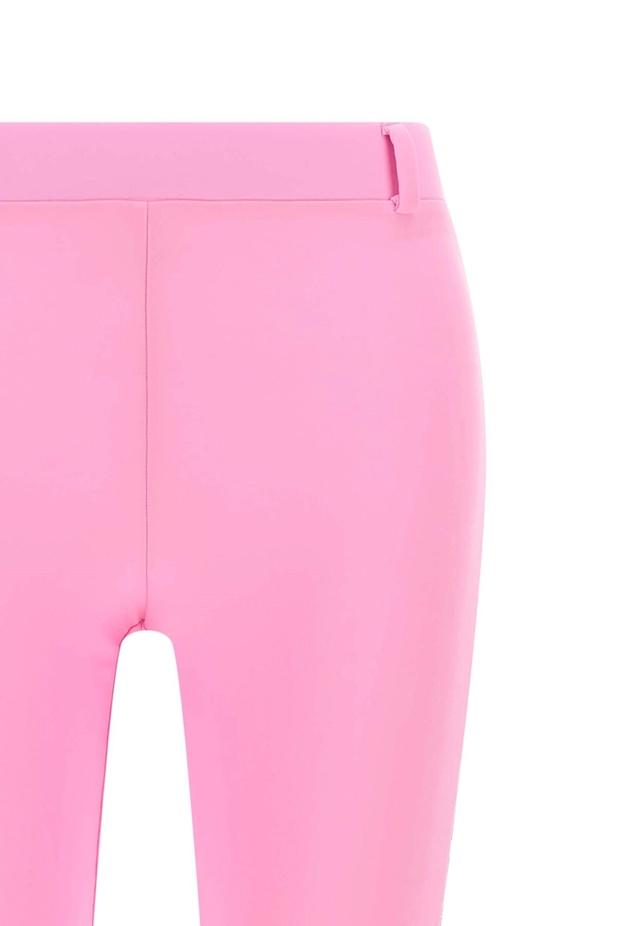 Moschino rosa Leggings mit Logostreifen
