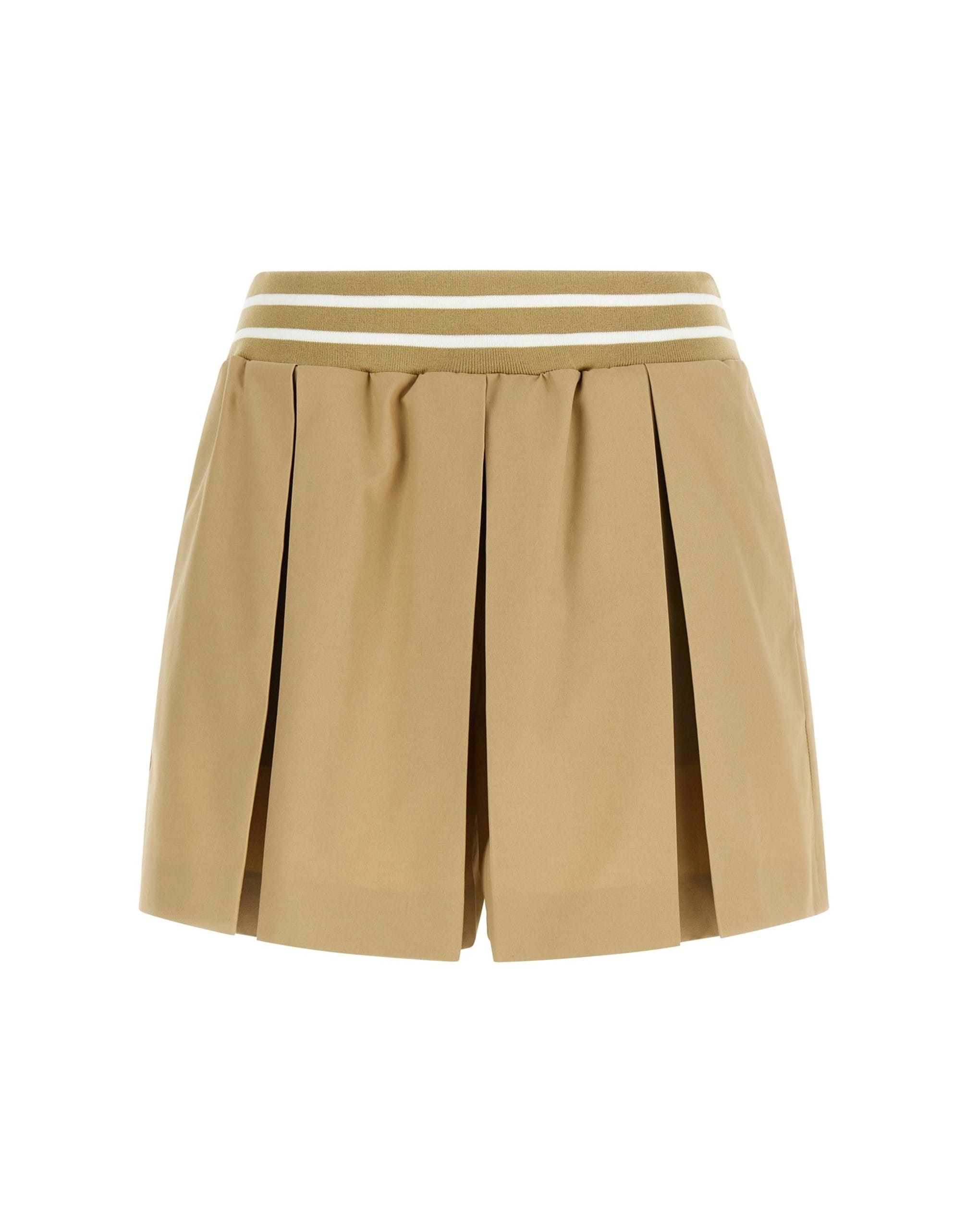 Moschino Moschino Pleated Cotton Shorts